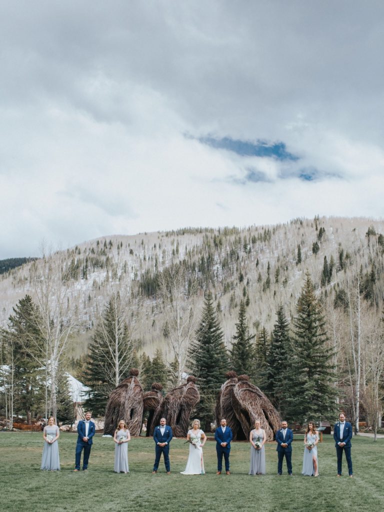 Bridal Party in Vail