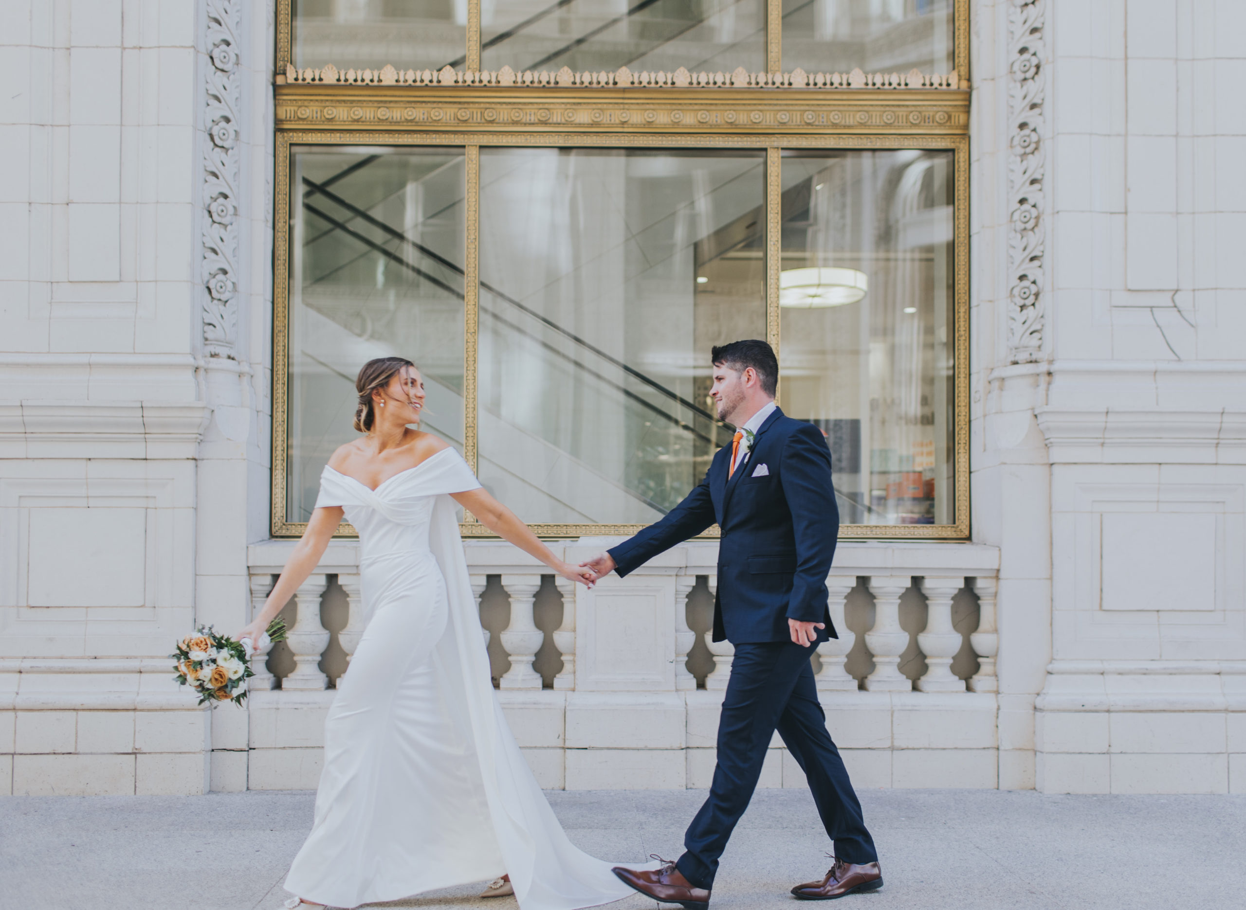 Minimalist Celeste Chicago Wedding Lindsey Matt