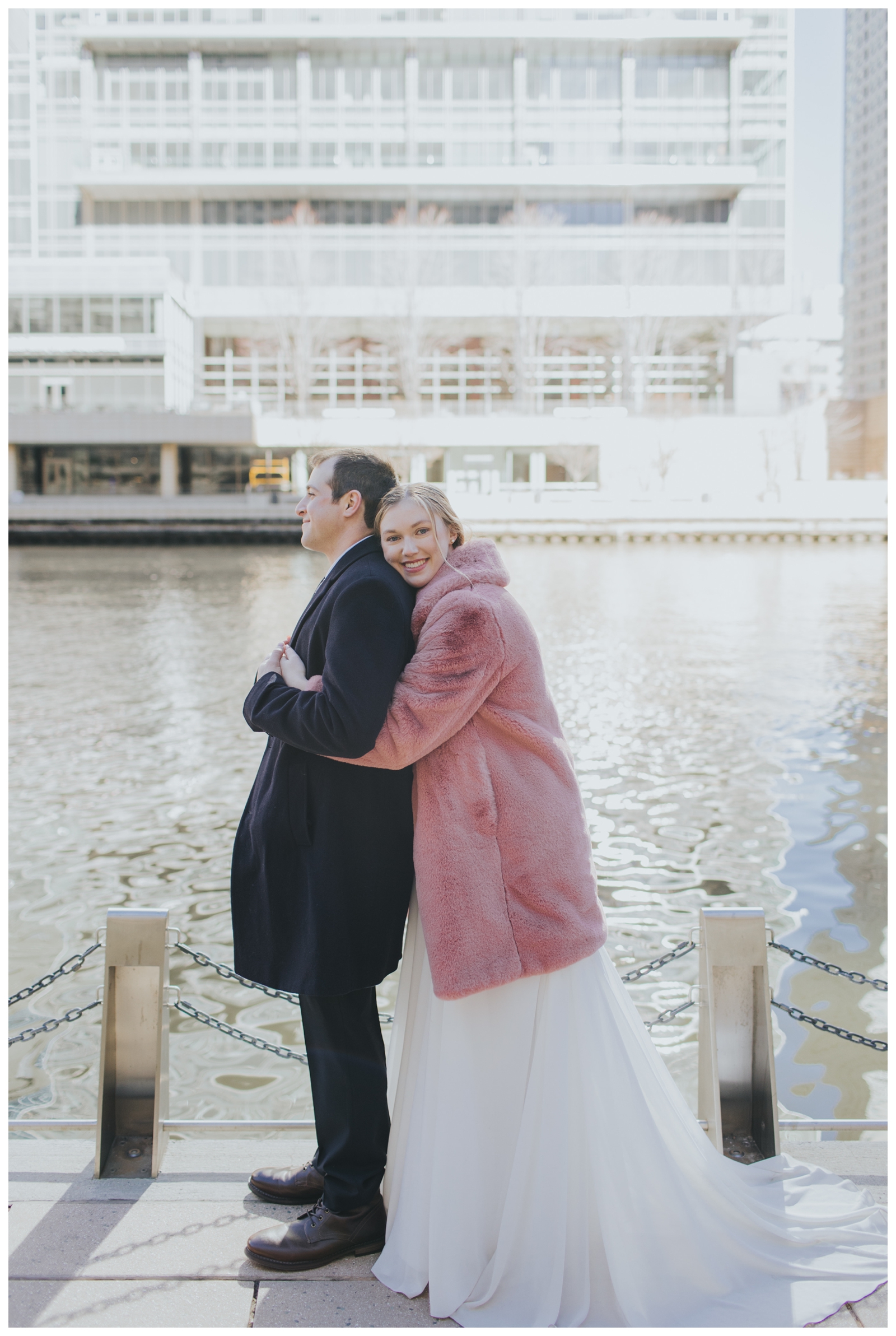 Chicago Riverwalk elopement