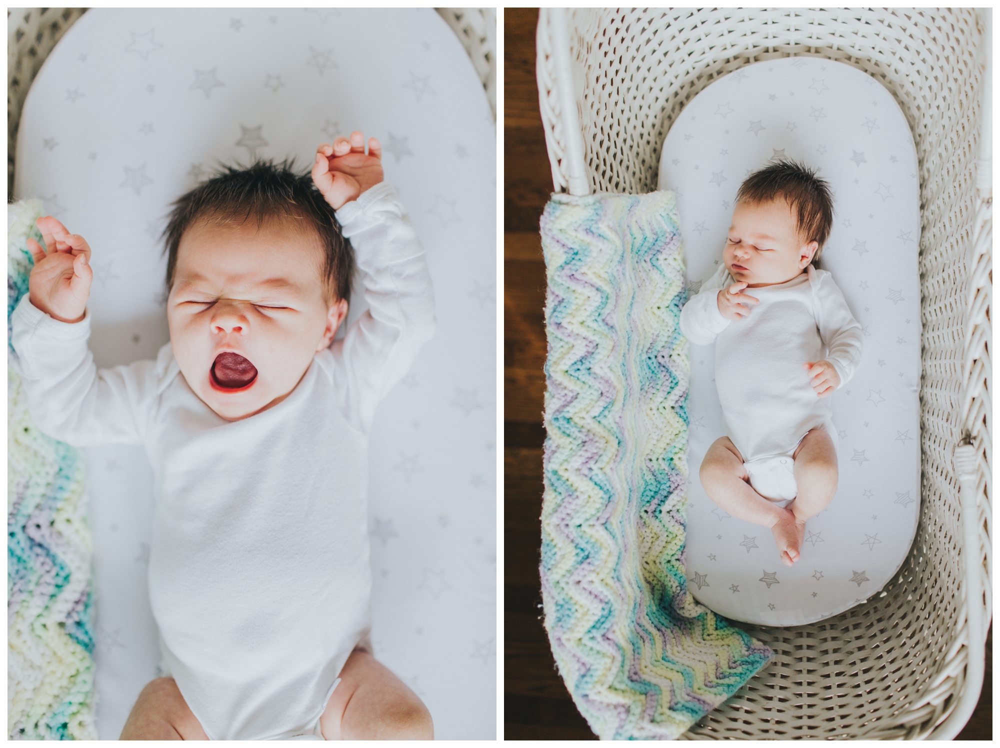 at-home newborn photo session