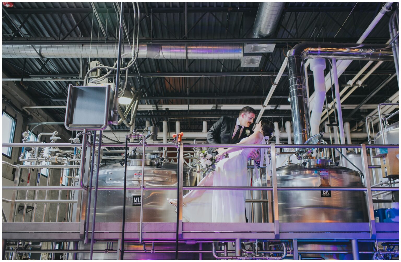 Alter Brewery Elopement Intimate Chicago Venues Meg Adamik