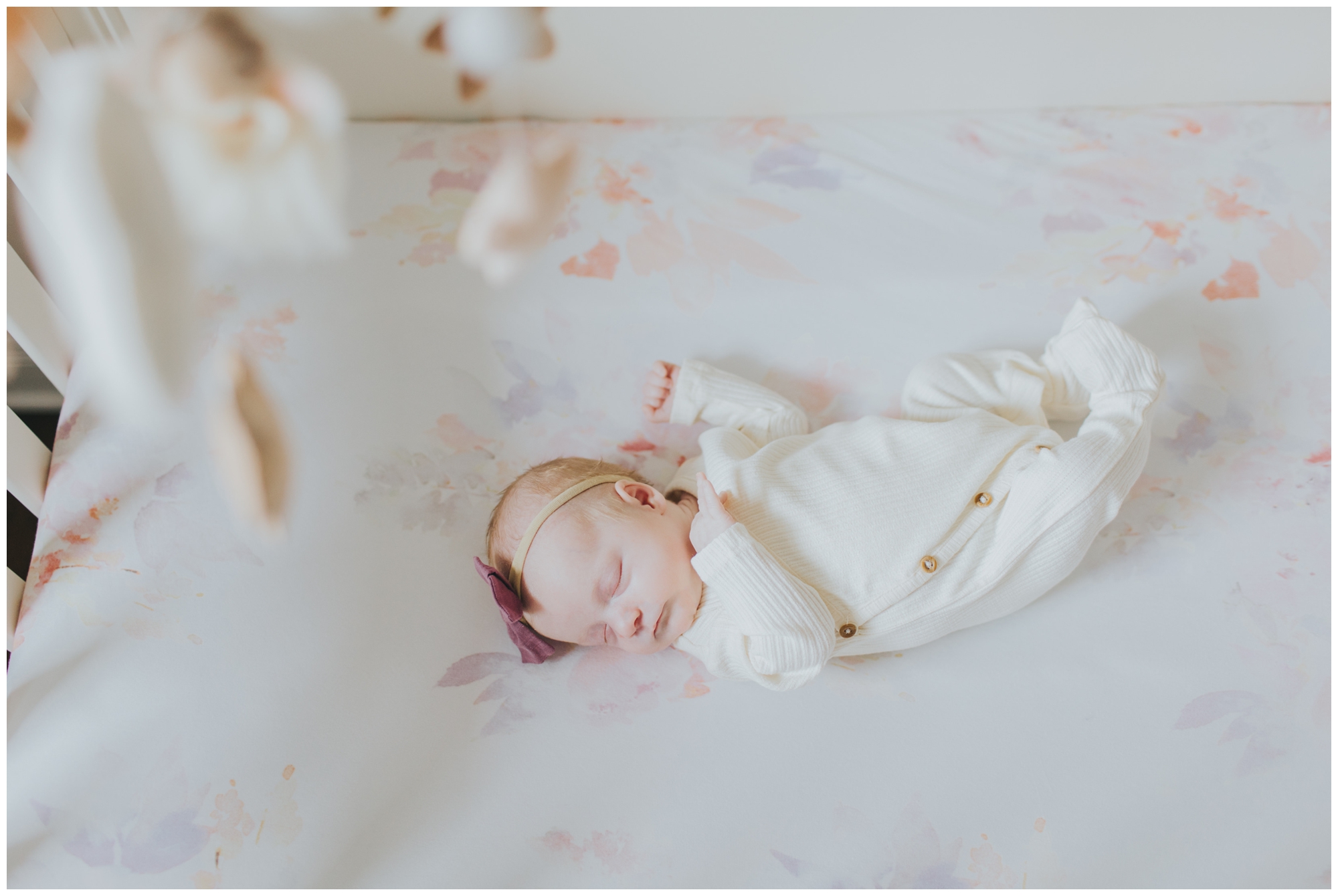 newborn nursery photoshoot in home