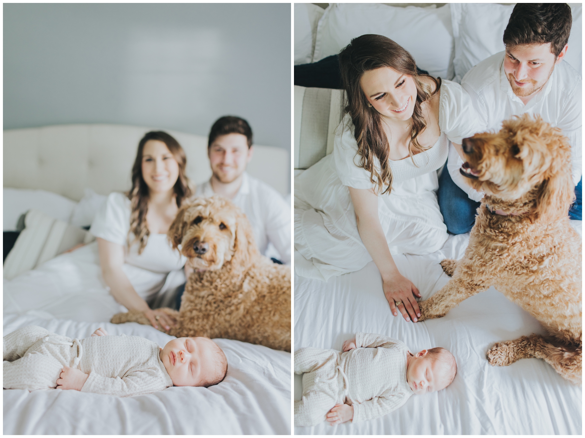 in-home Chicago newborn session, photographed by Meg Adamik Creative