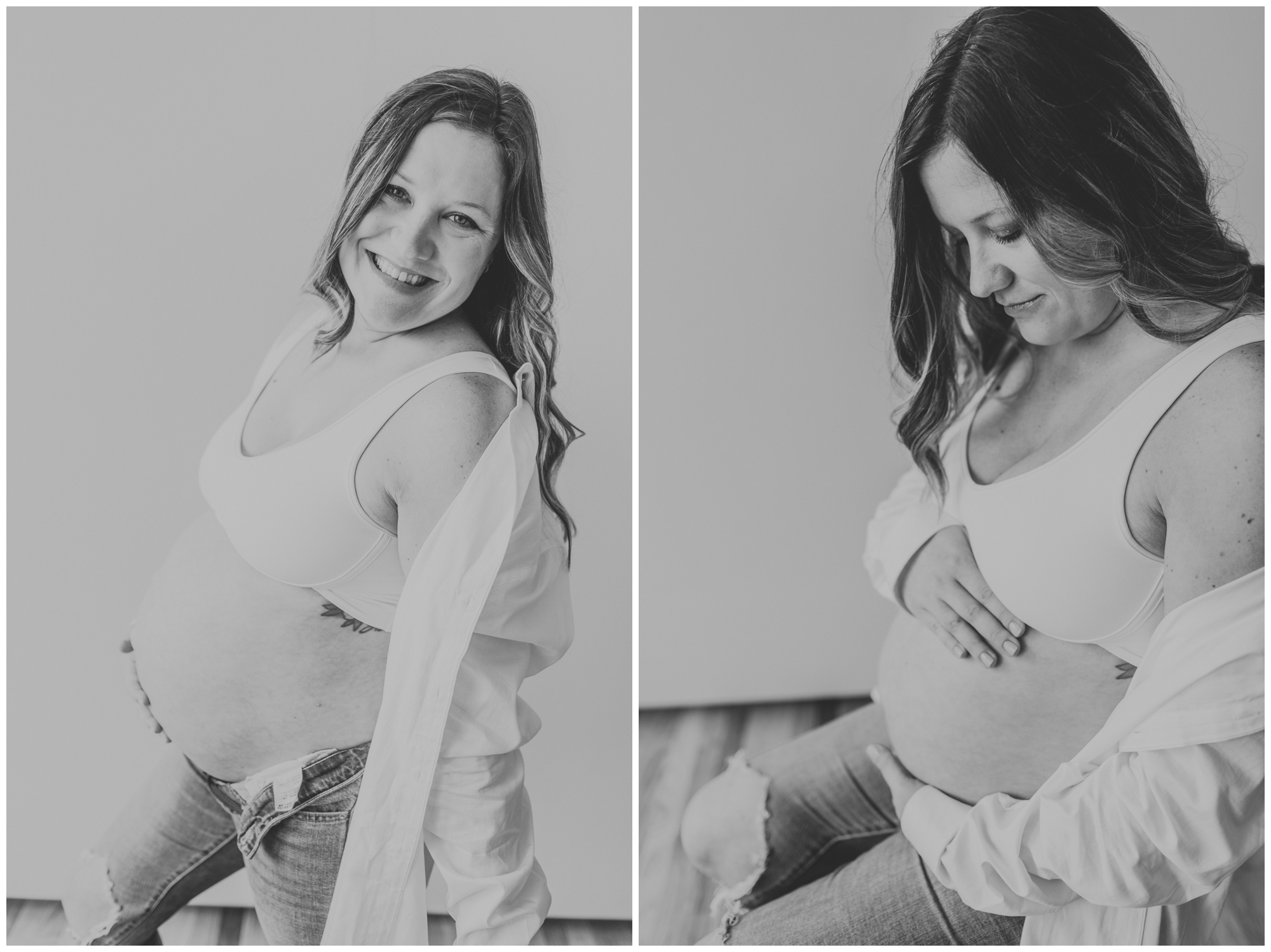 outfit ideas for maternity photoshoot; what to wear for maternity photos