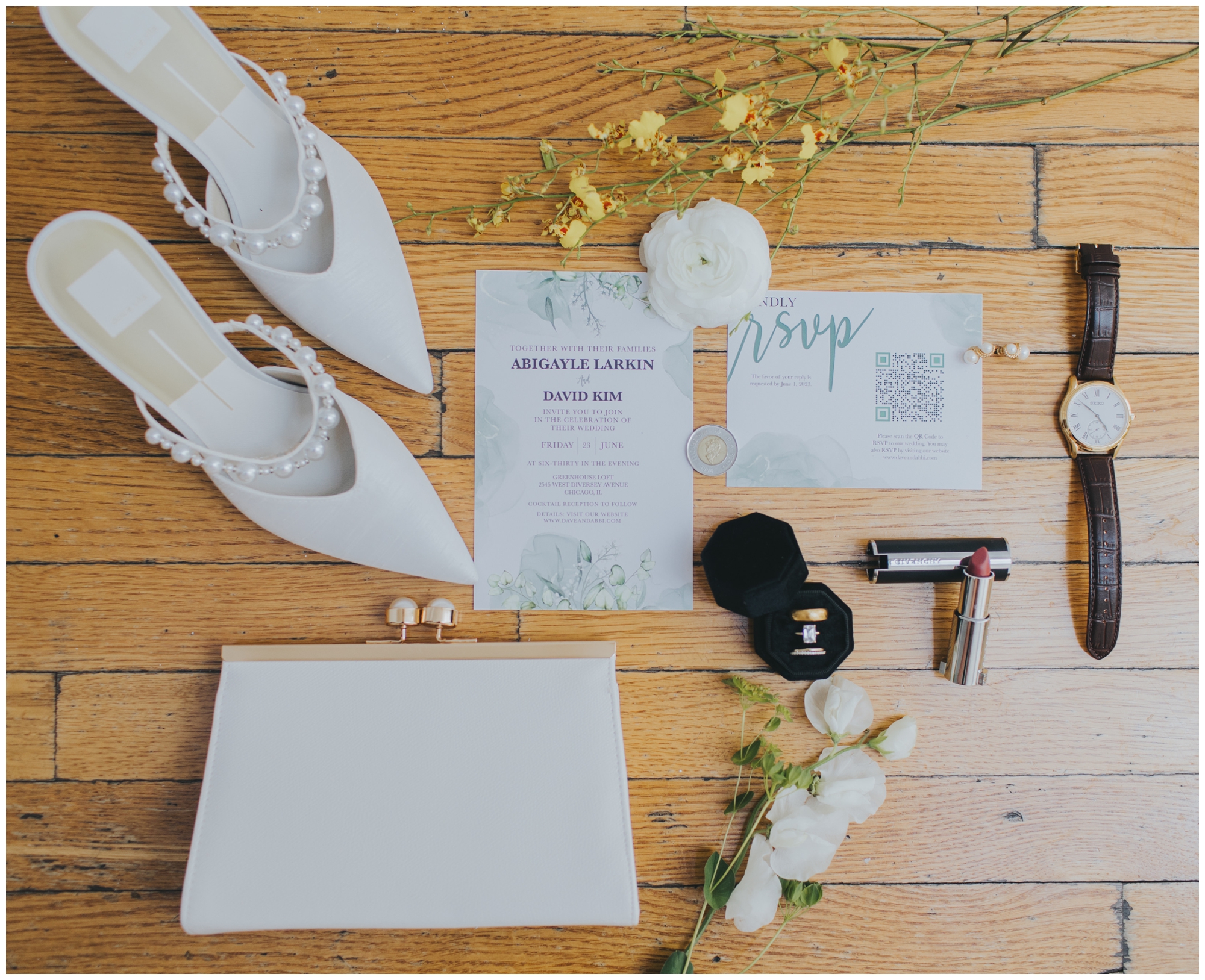 wedding invitation suite; wedding detail photos