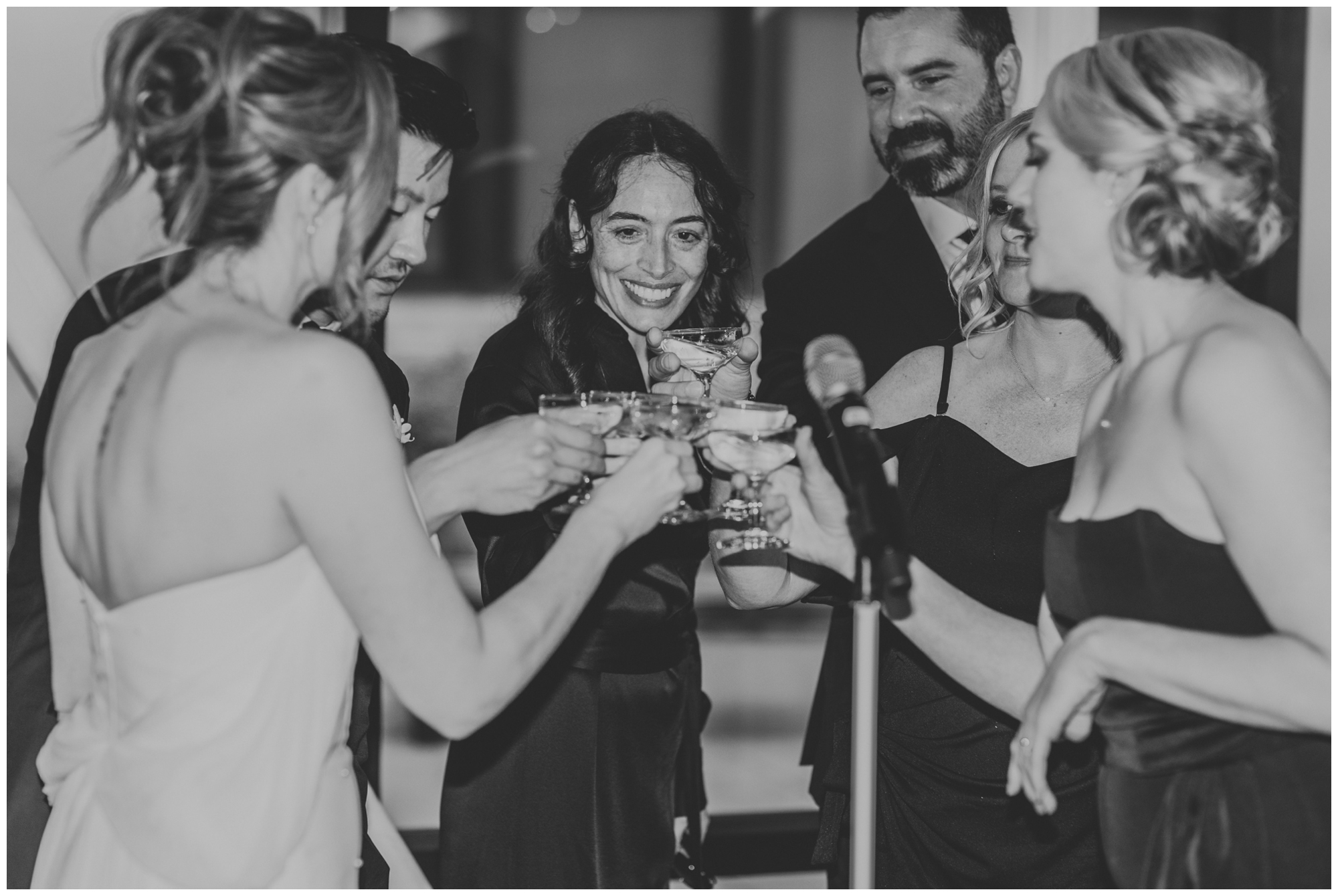 wedding toasts at Greenhouse Loft Chicago 