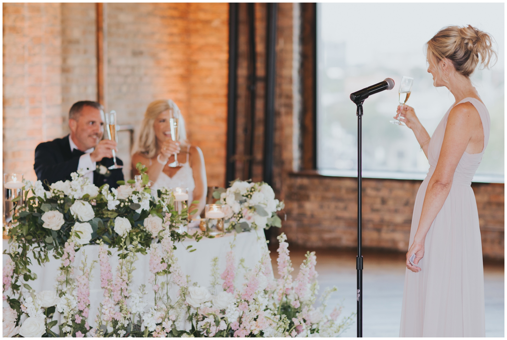 wedding reception at Lacuna Lofts Chicago