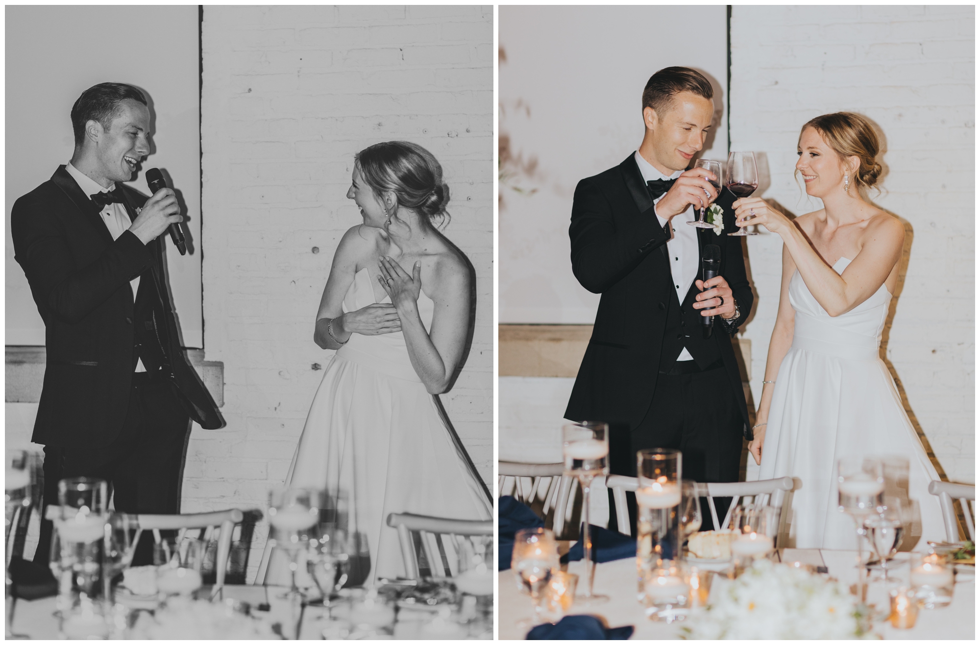 wedding reception toasts at Walden Chicago