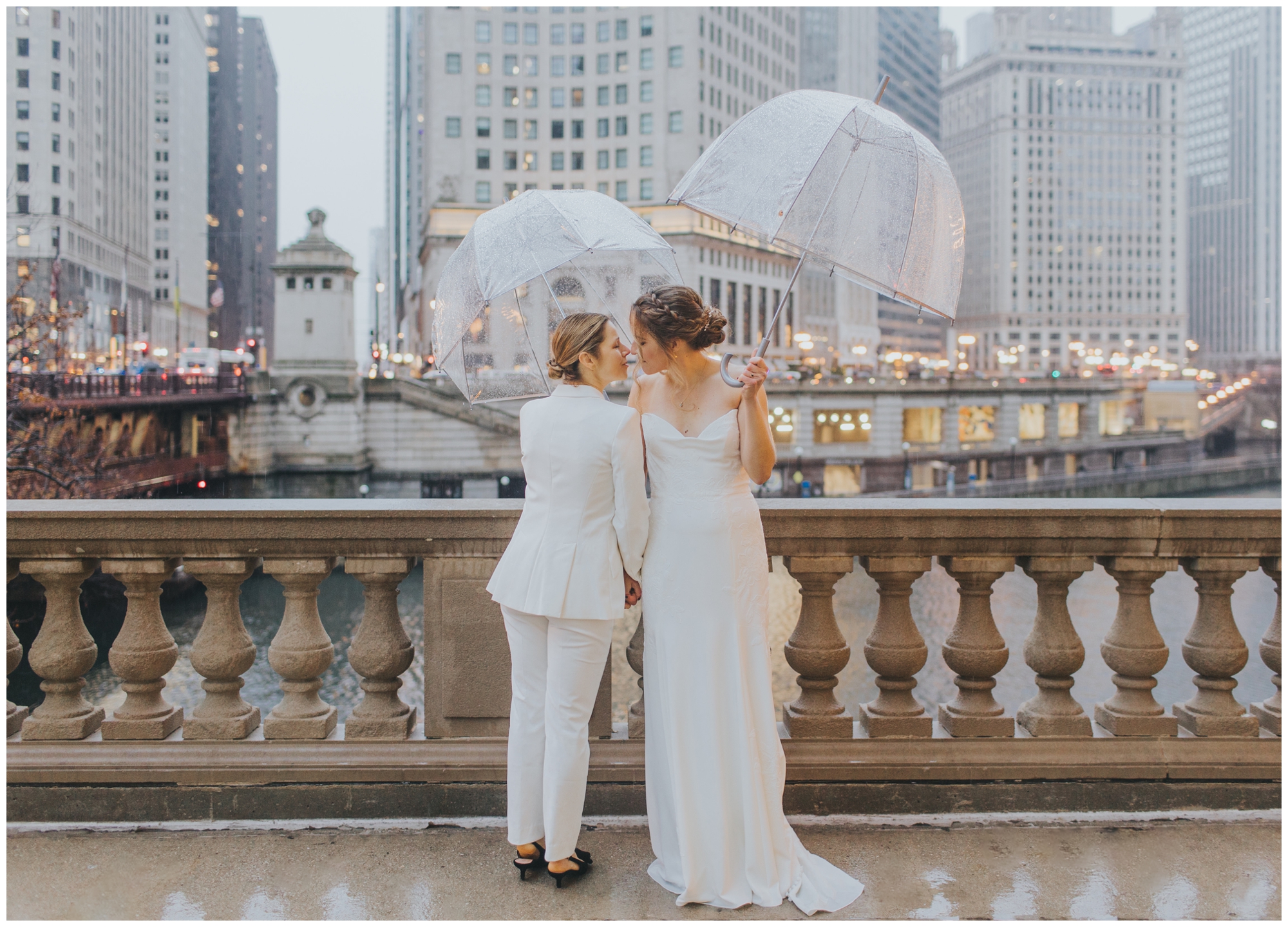 Christmas elopement at Trump Tower Chicago