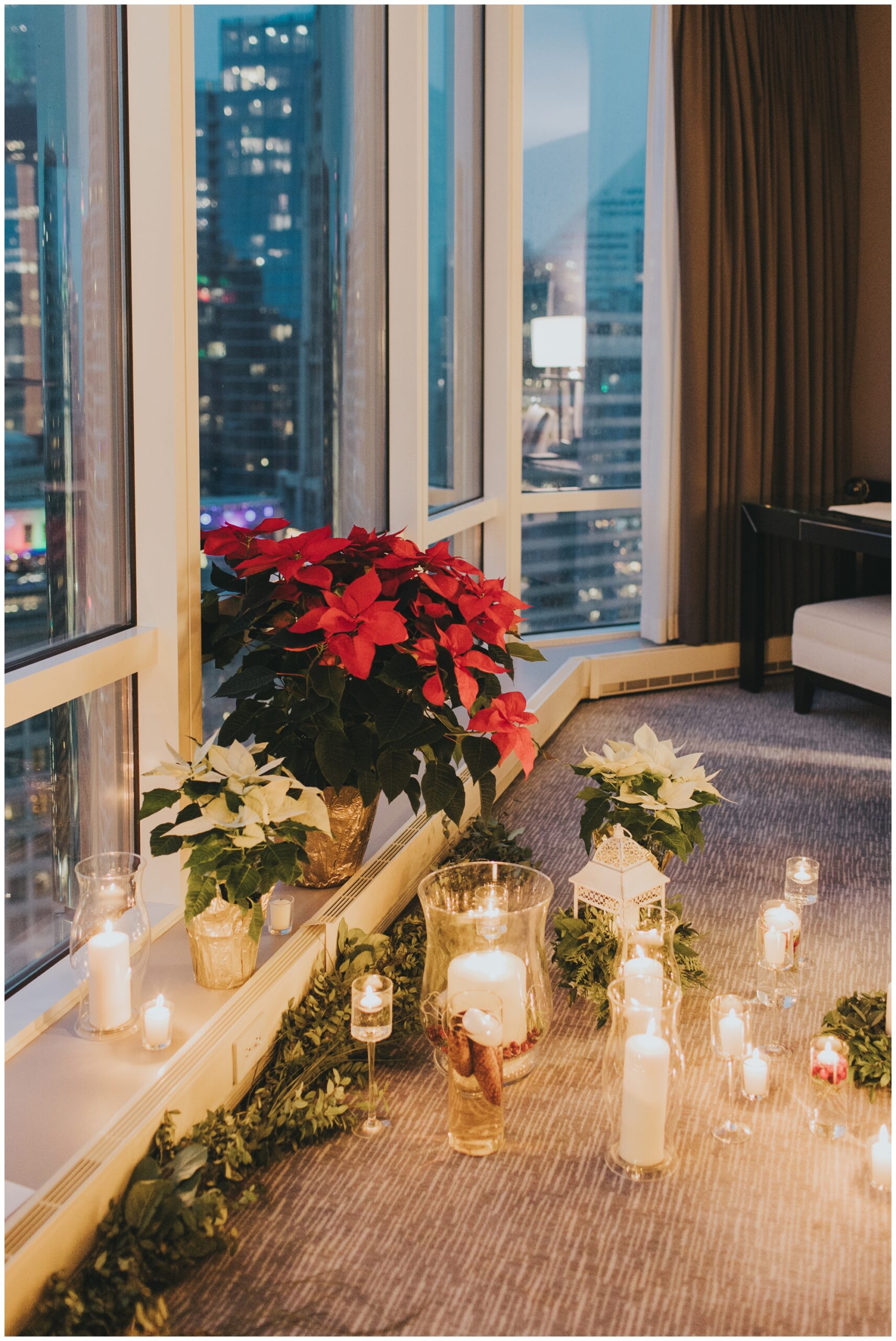 winter elopement at Trump Tower Chicago