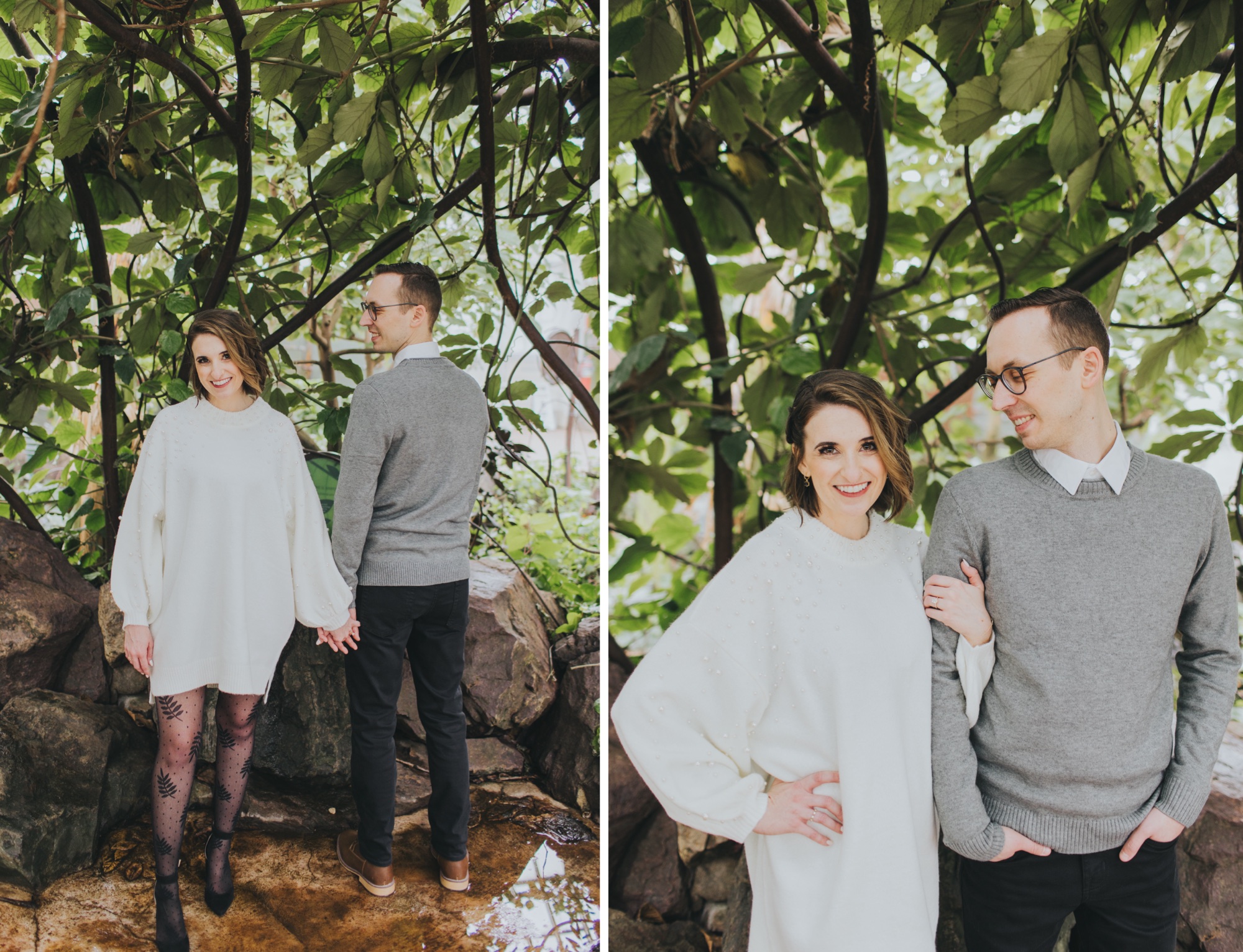 Chicago Garfield Park Conservatory engagement session