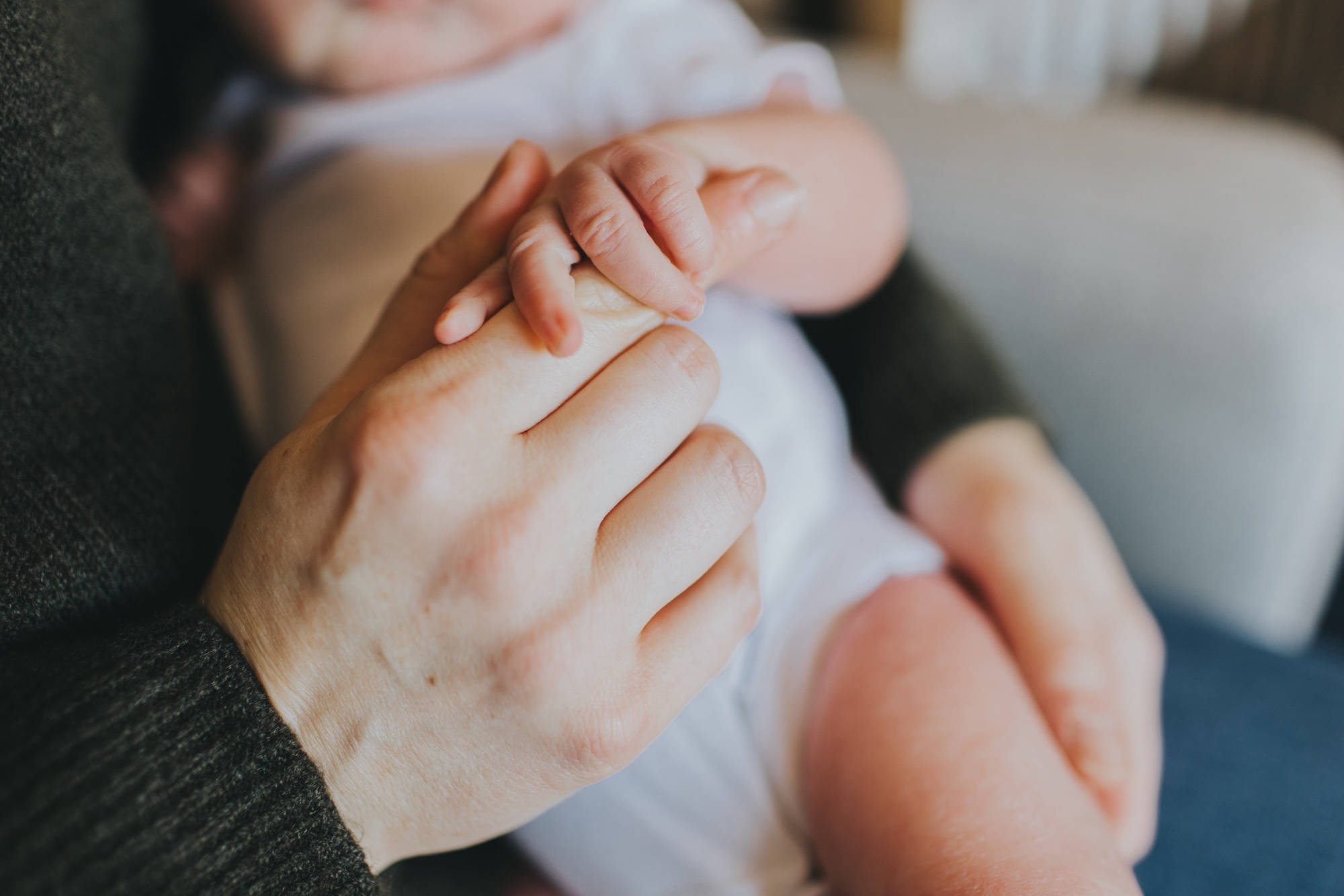 in-home newborn photography session