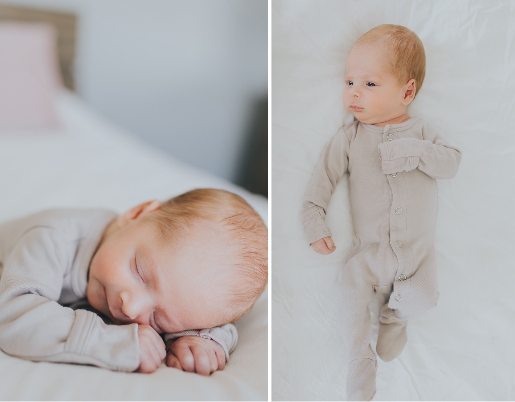 natural newborn poses for newborn photography