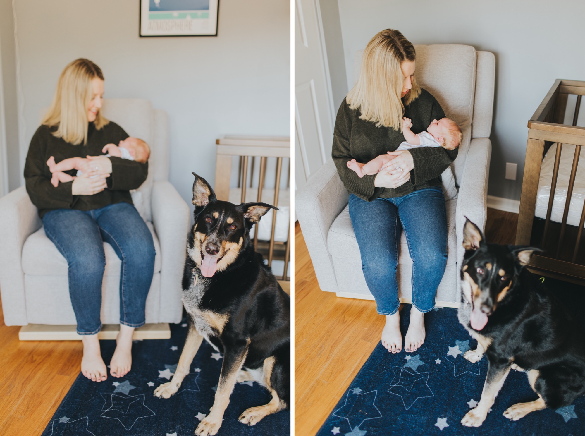 in-home newborn photography session