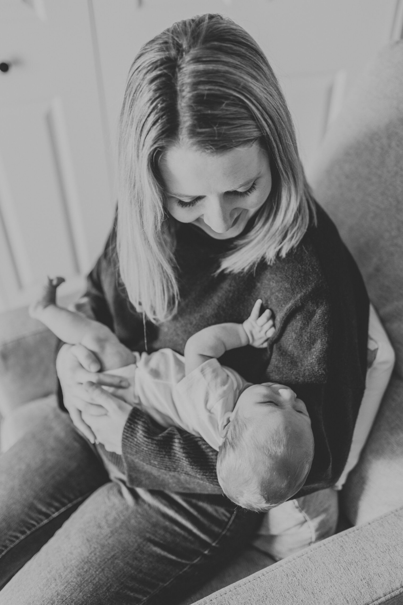 Lifestyle newborn photography