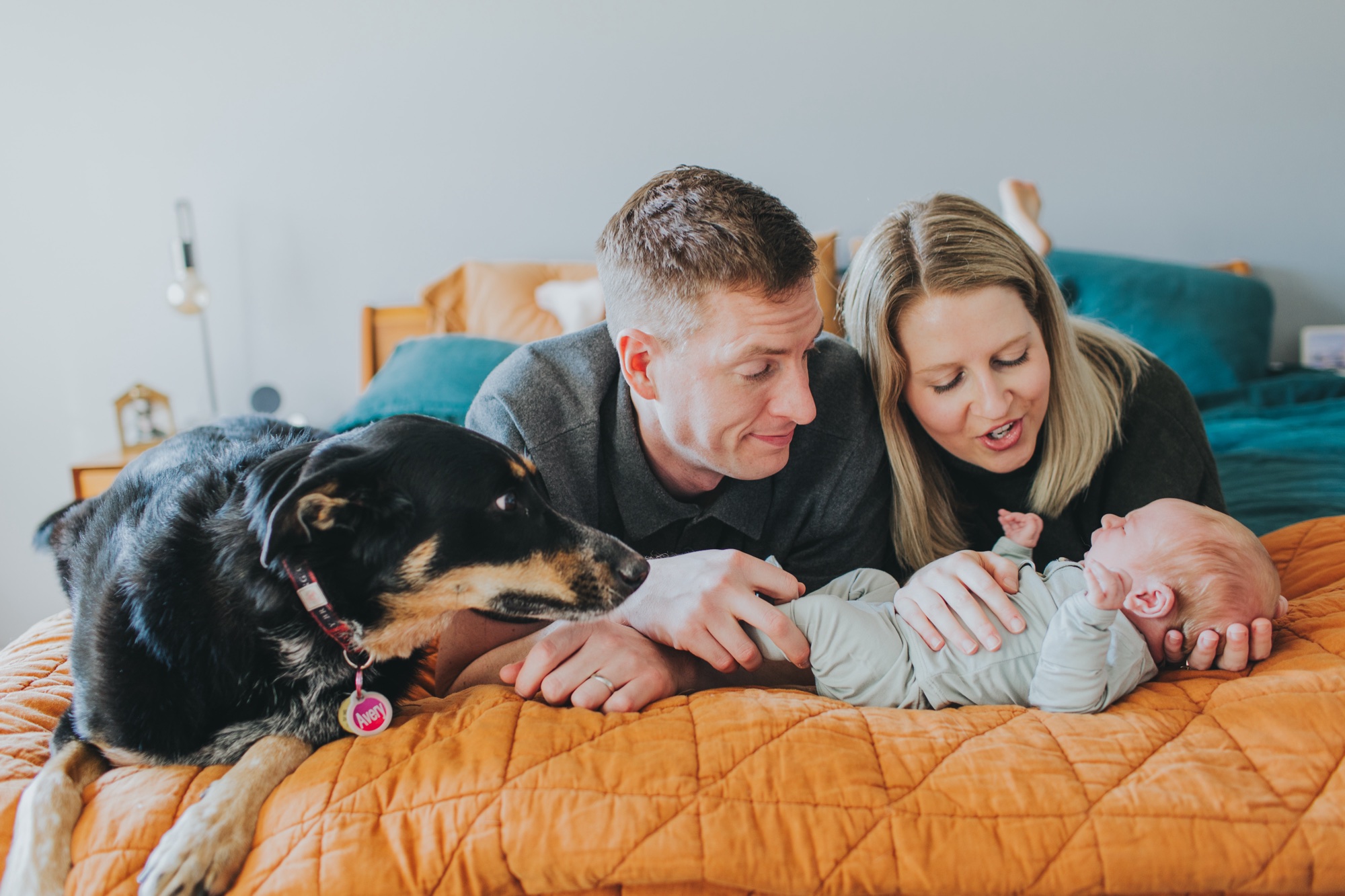 Lifestyle newborn photography