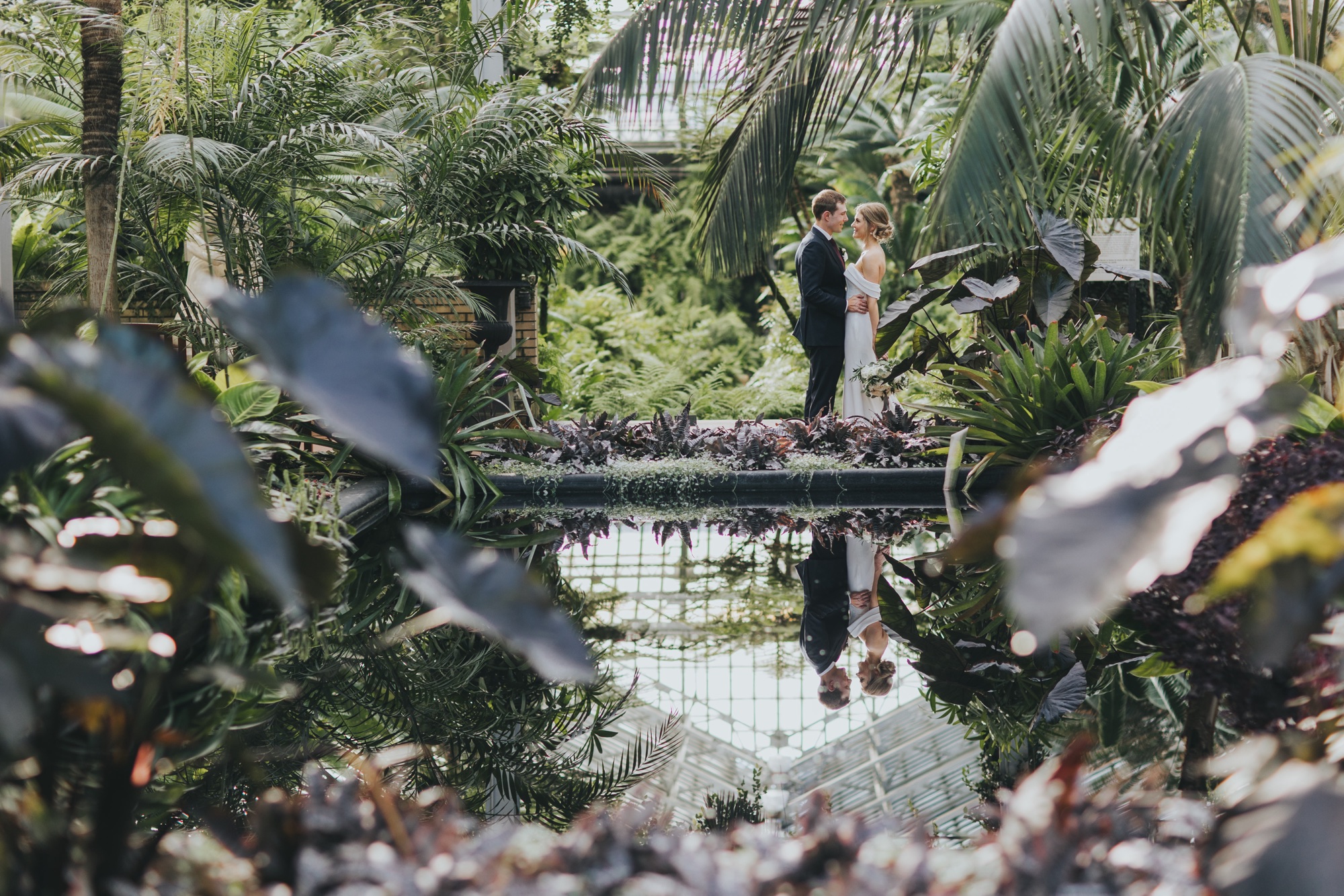 Garfield Park Conservatory Chicago Micro Wedding