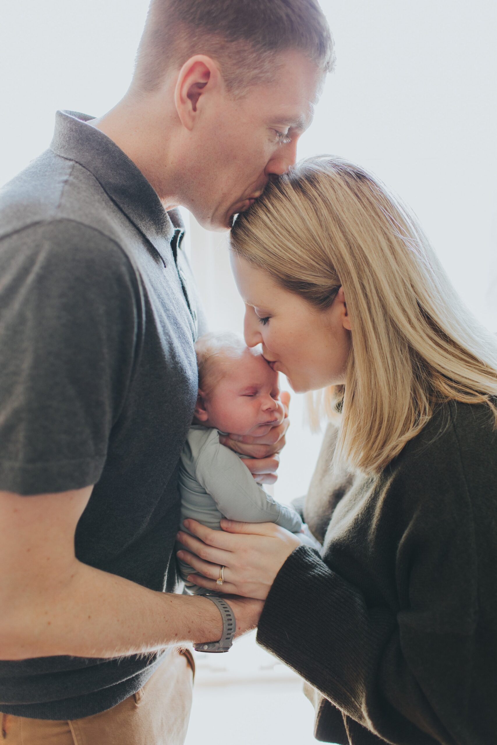 Roscoe Village in-home newborn session