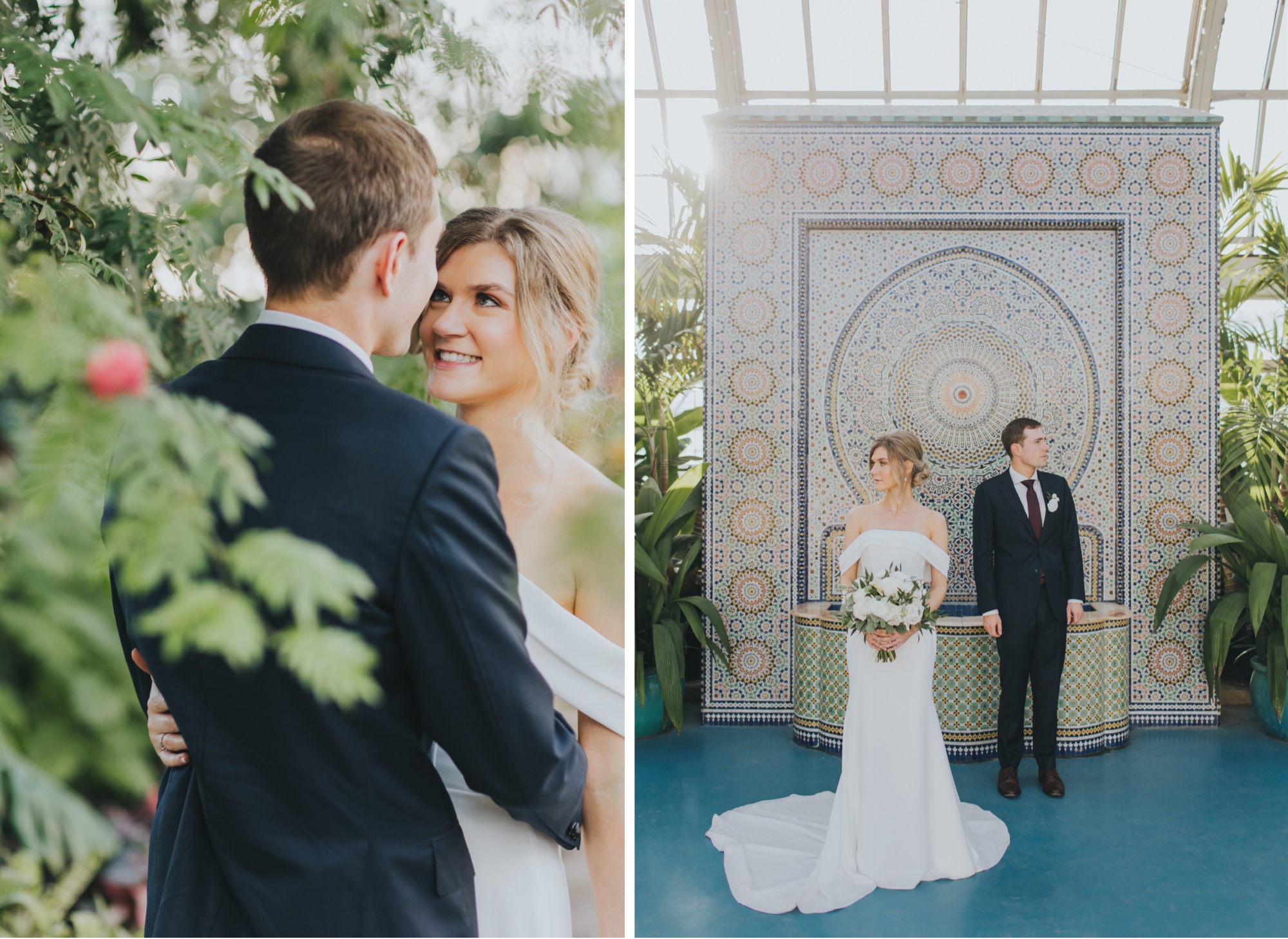 Garfield Park Conservatory Chicago Micro Wedding