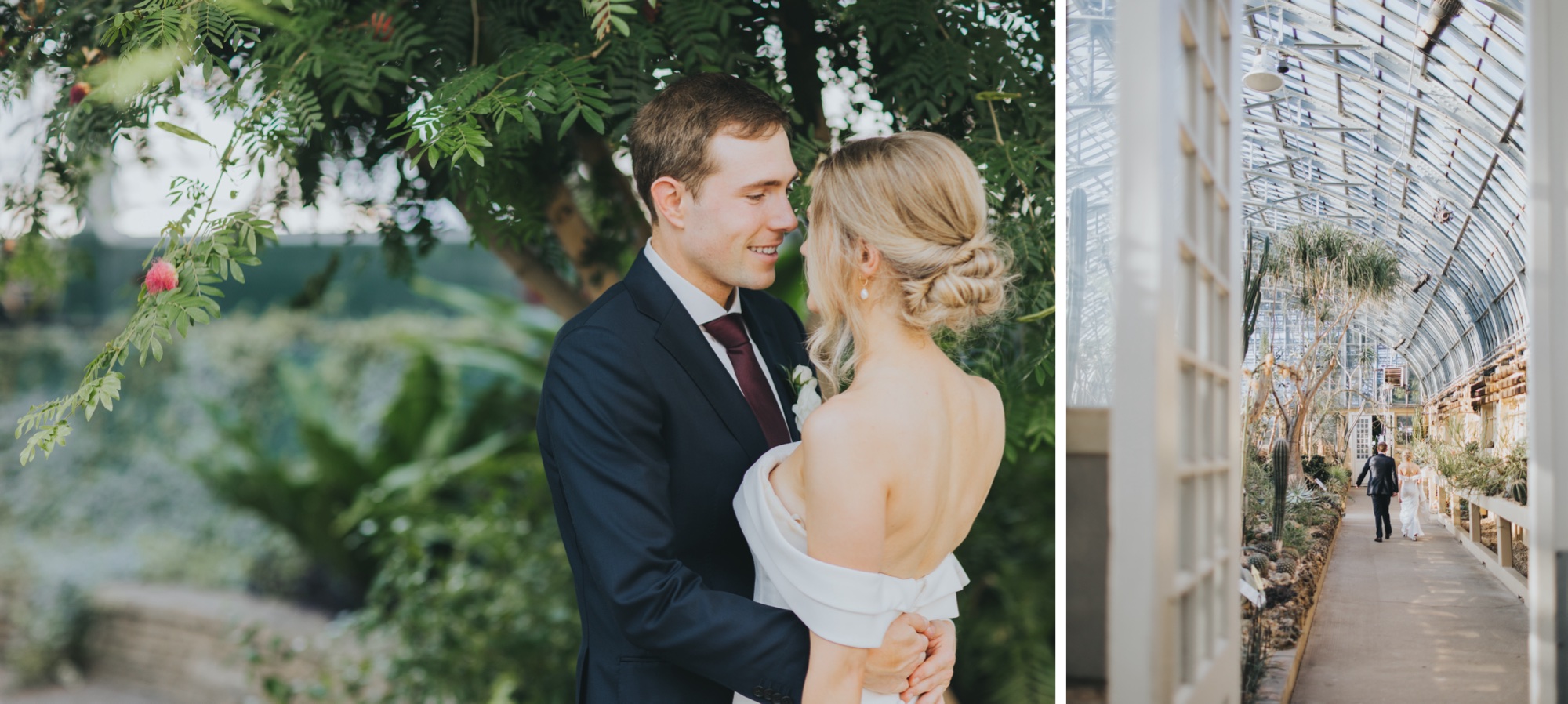 Garfield Park Conservatory Chicago Micro Wedding