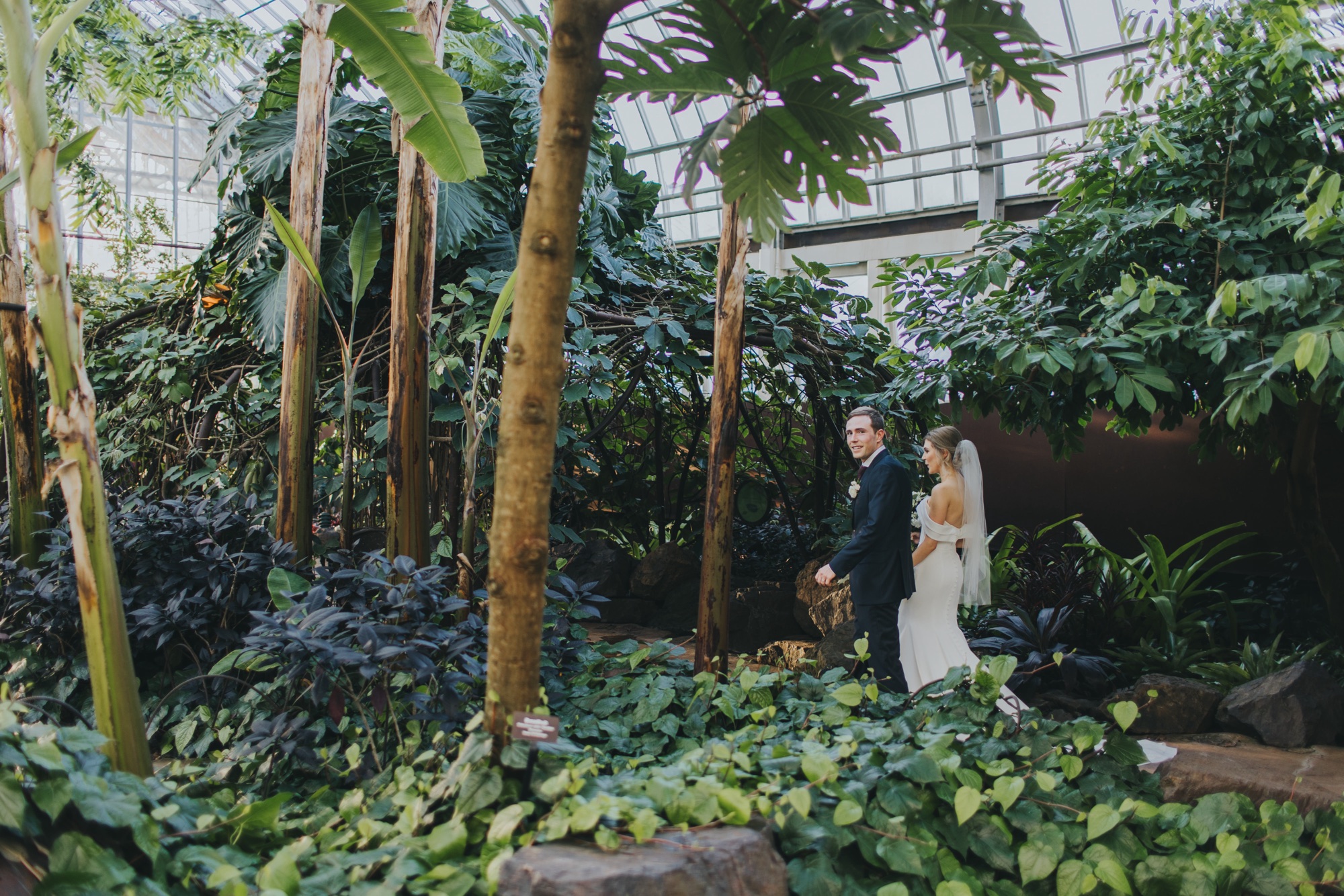 Garfield Park Conservatory Chicago Micro Wedding