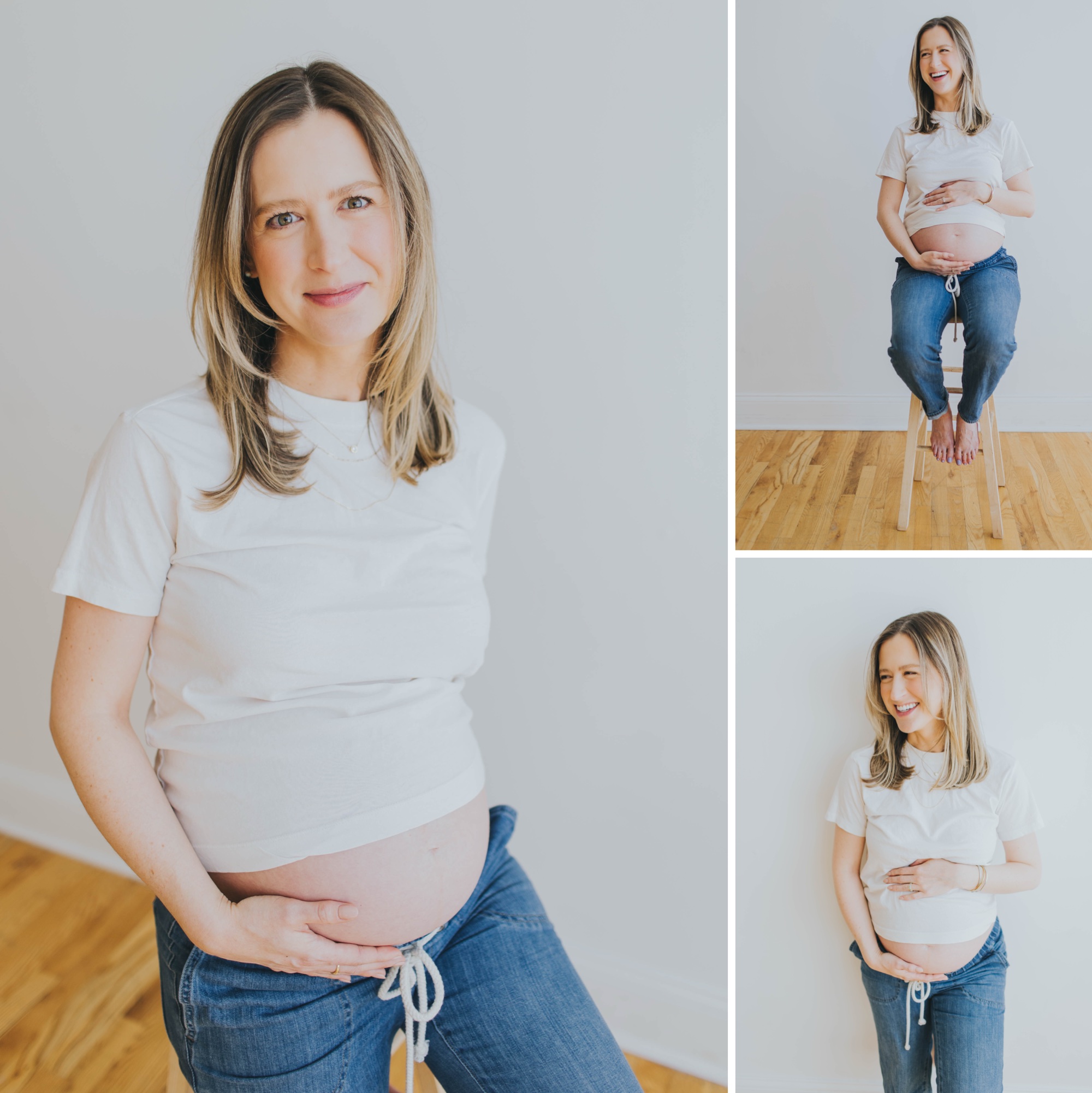 maternity photo session styling