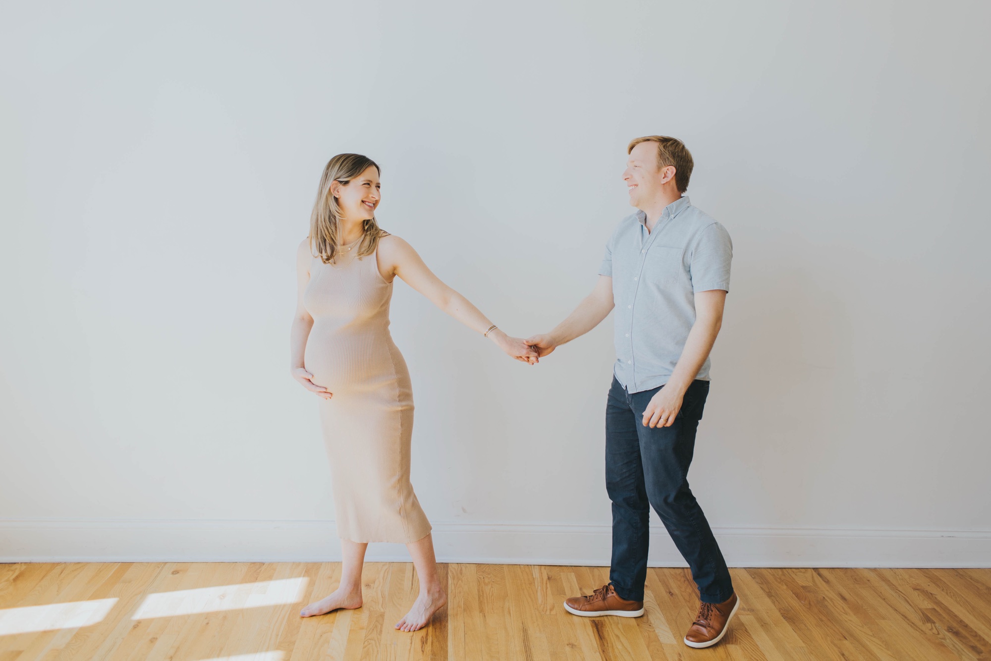chicago studio maternity session