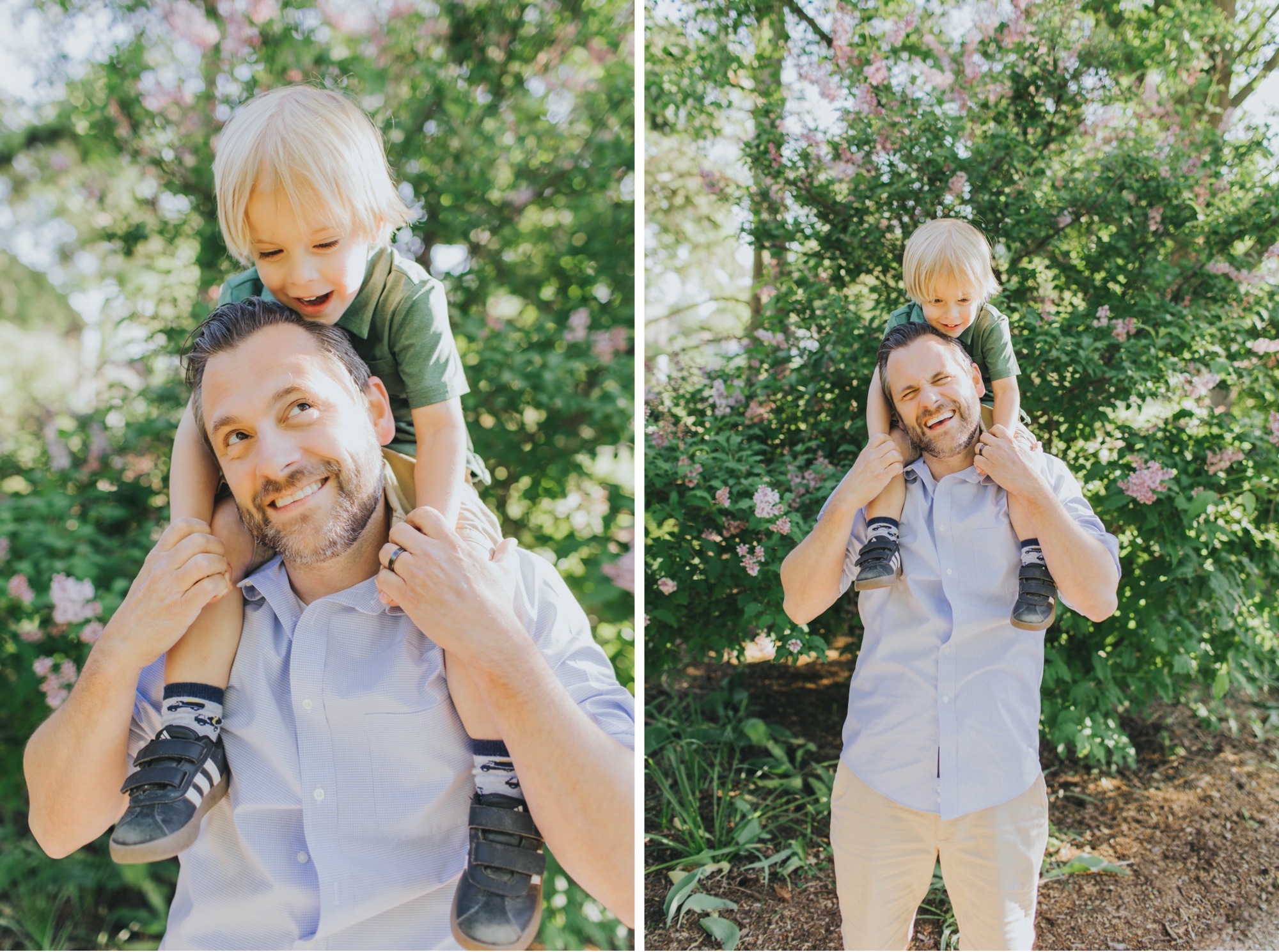 Lilacia Park Lombard Chicago family photo session