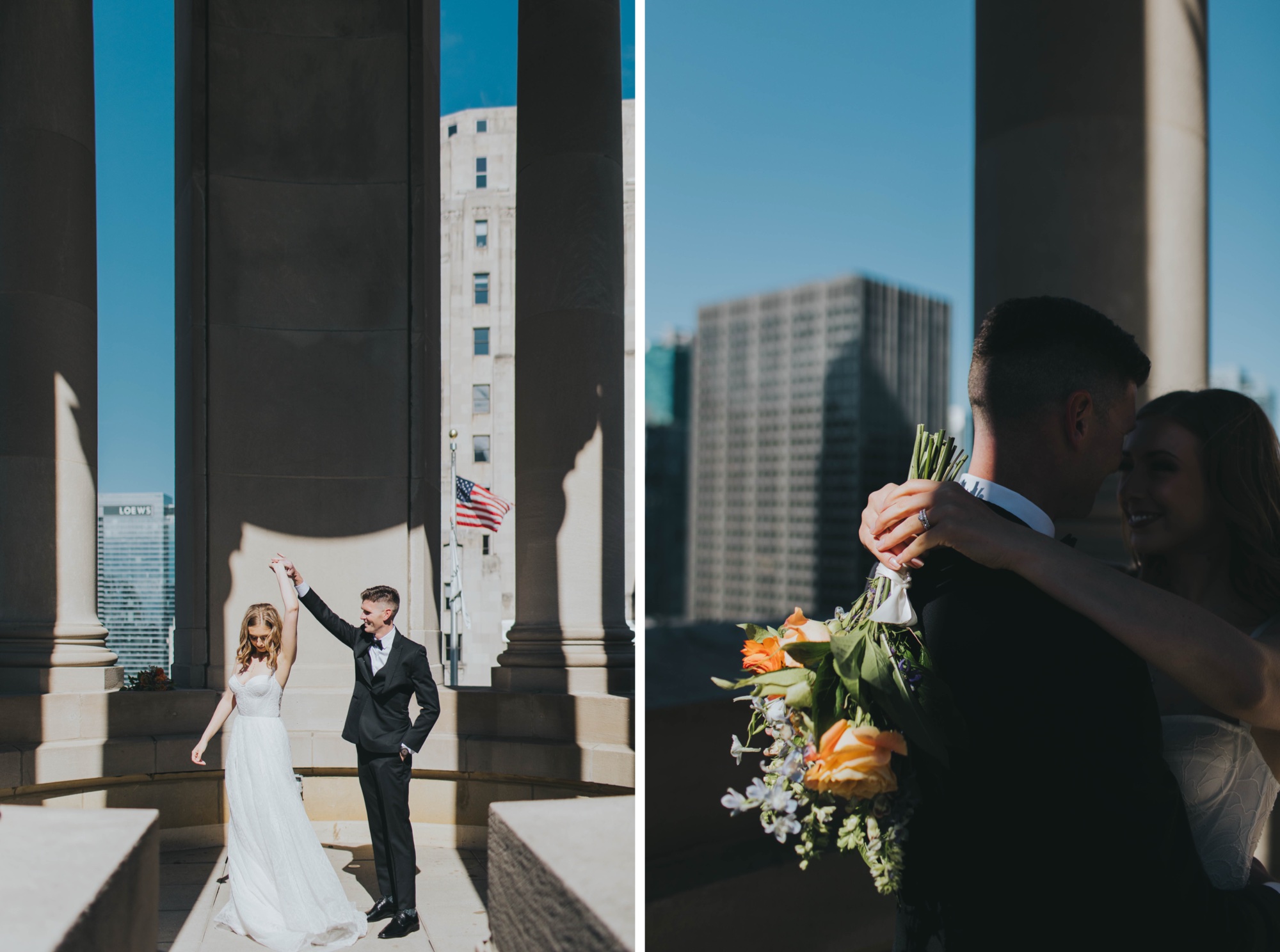 London House Chicago Cupola Intimate Wedding Photographed by Meg Adamik Creative