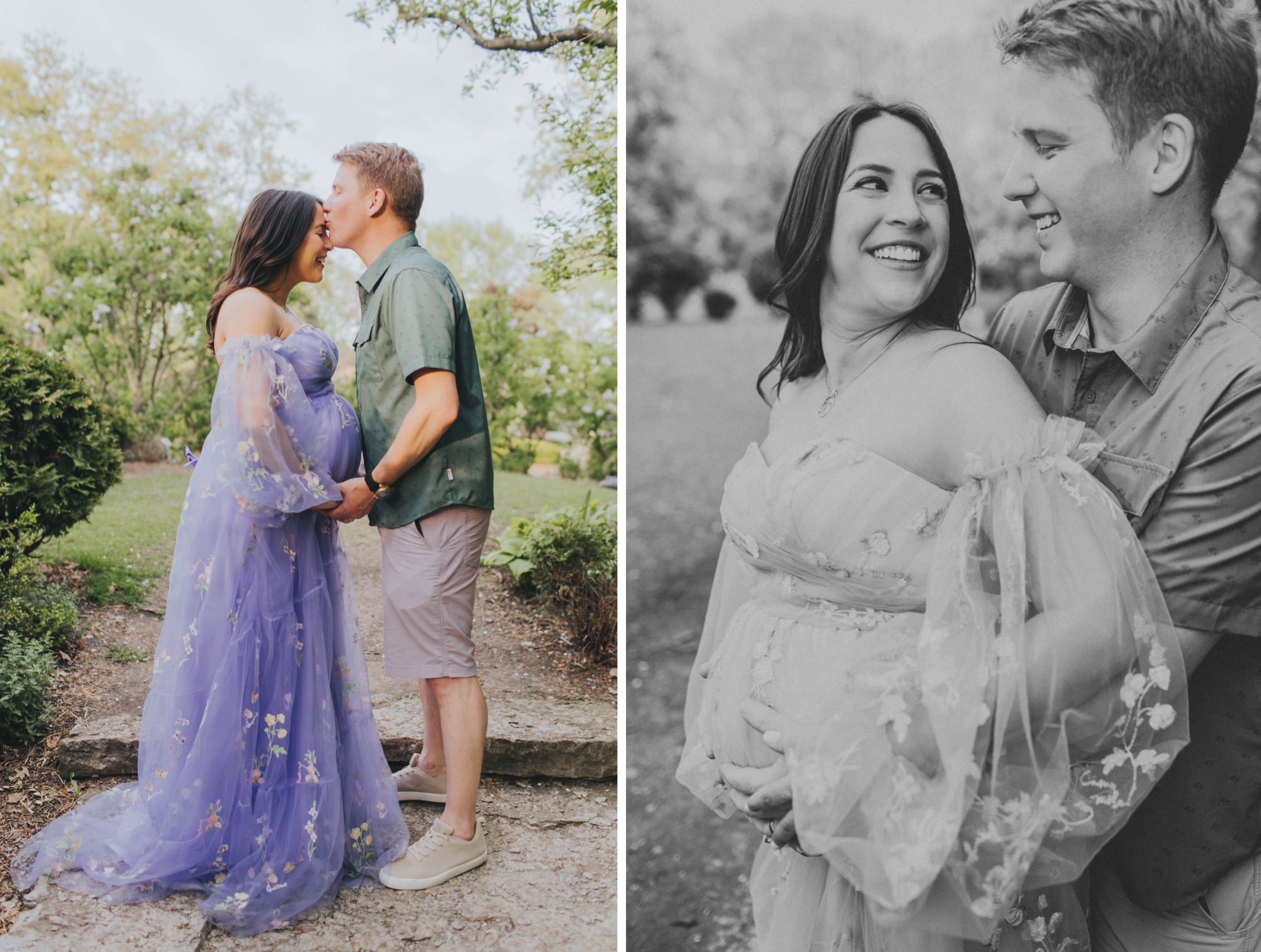 outdoor family maternity session Chicago suburbs