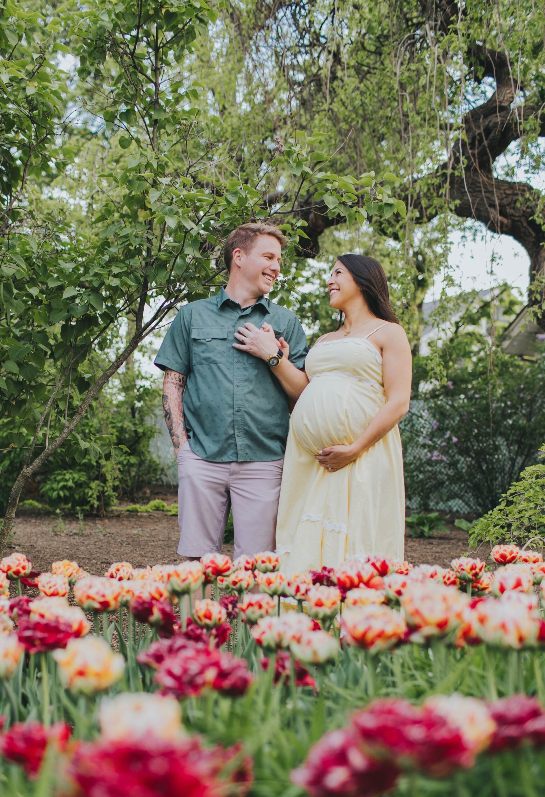 Tulip maternity session