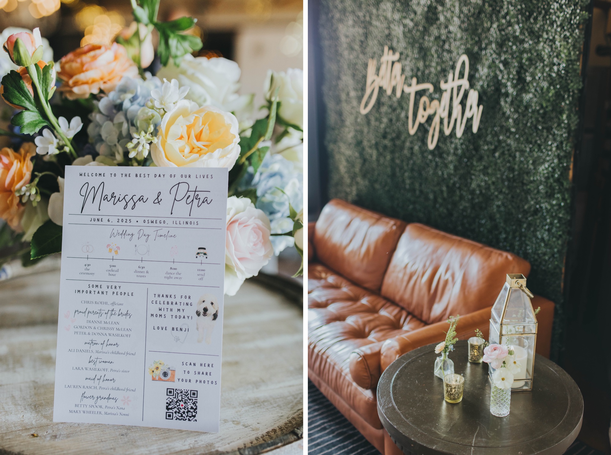 wedding at Venue 5126 in Oswego, Illinois, photographed by Meg Adamik Creative