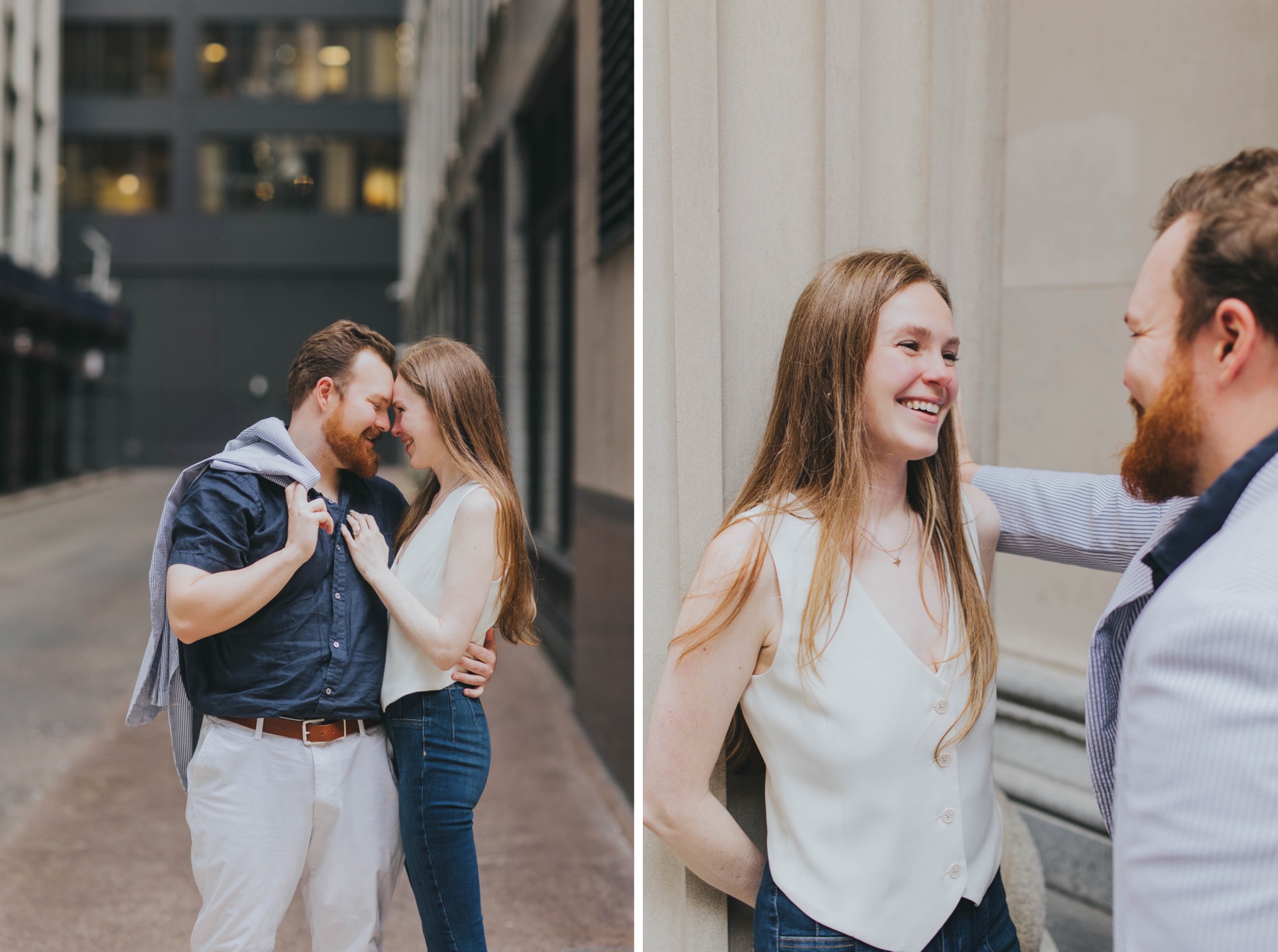 Chicago Board of Trade Building engagement photos
