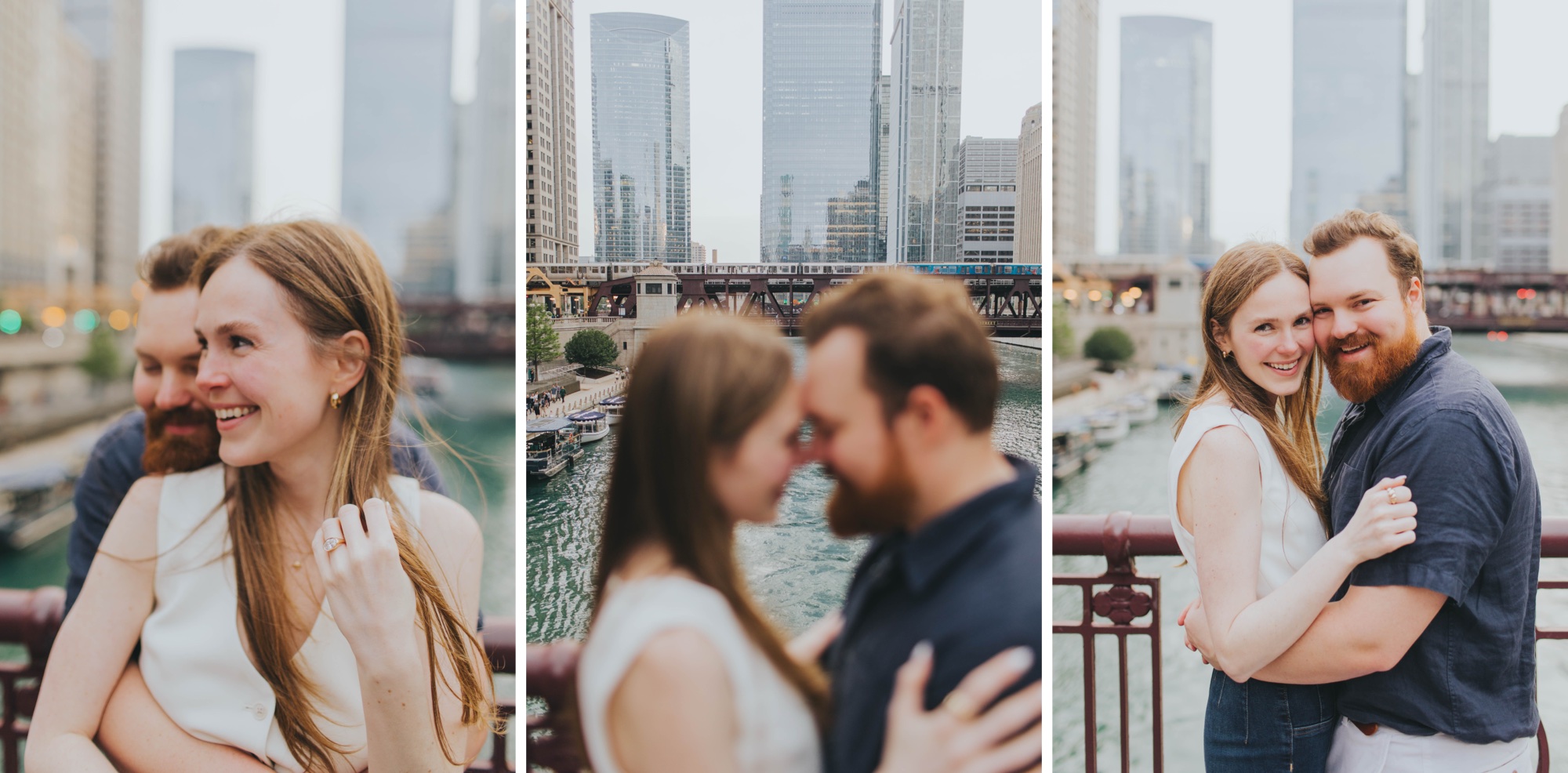 modern engagement photography
