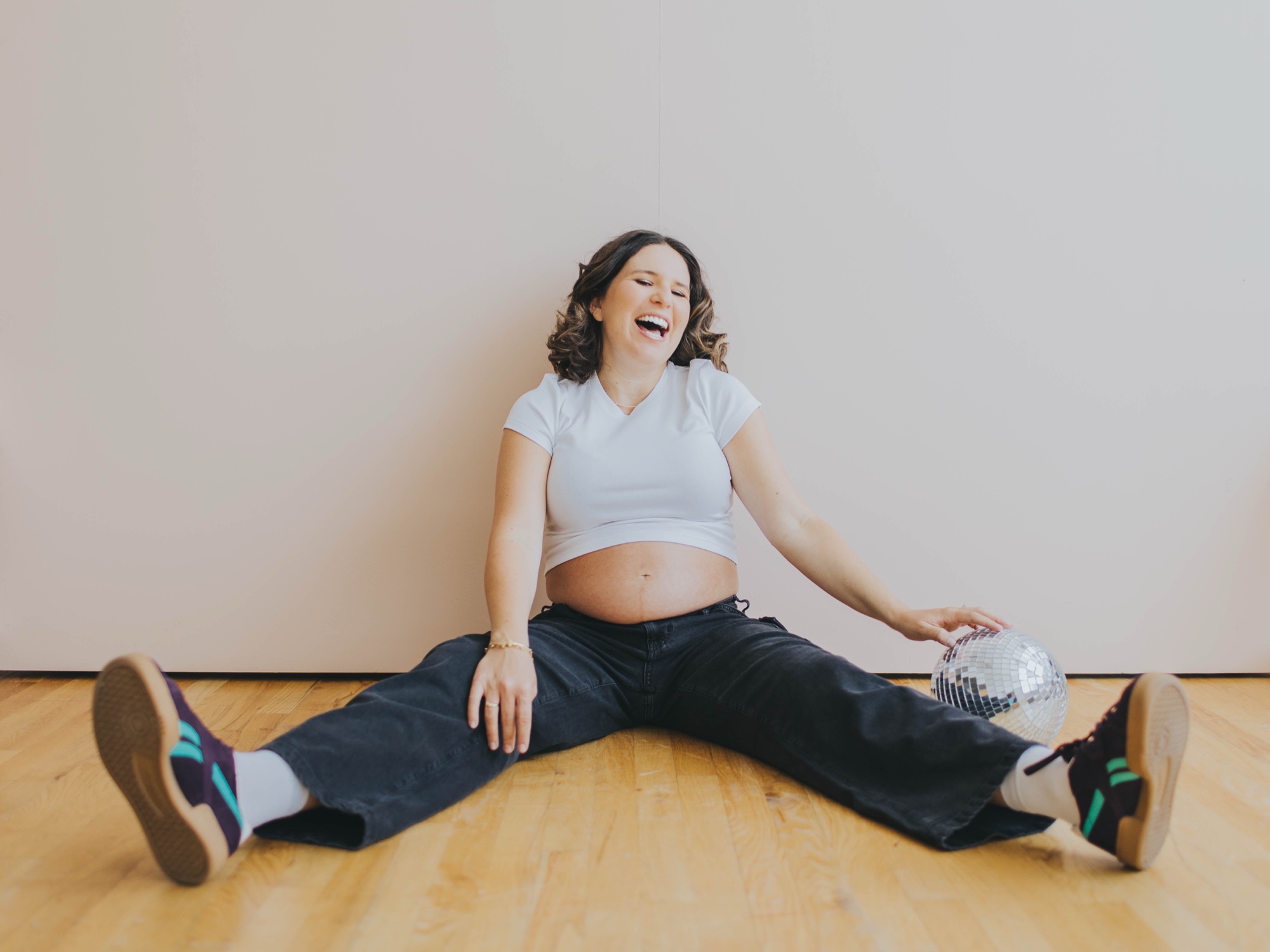 Chicago studio maternity session