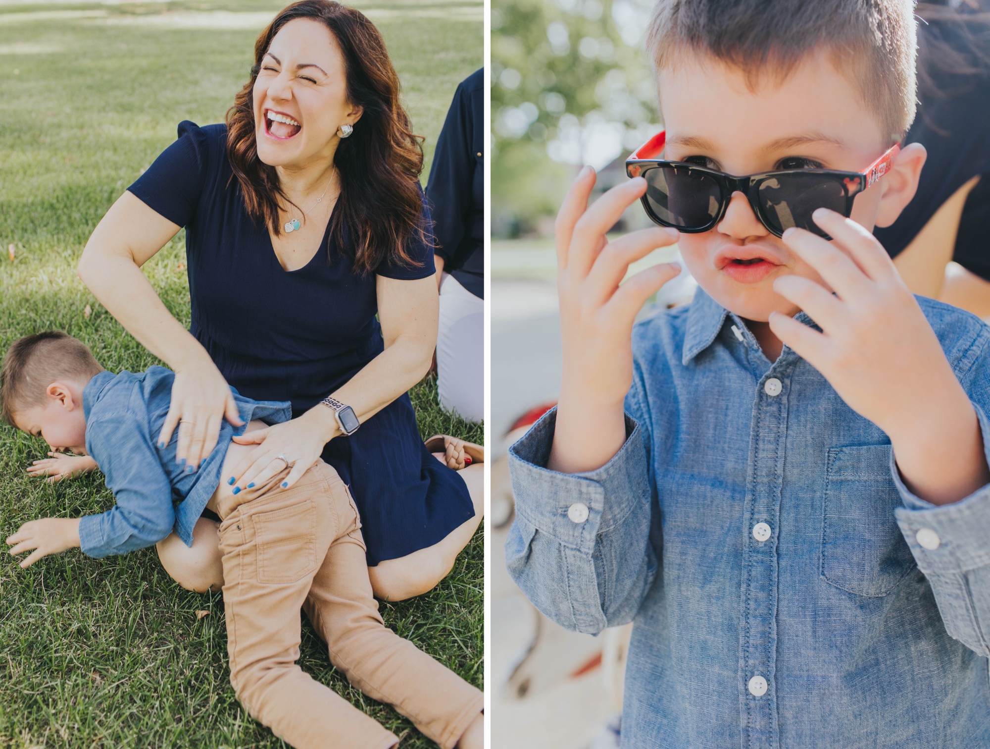 summer family photos at the park by Meg Adamik Creative 