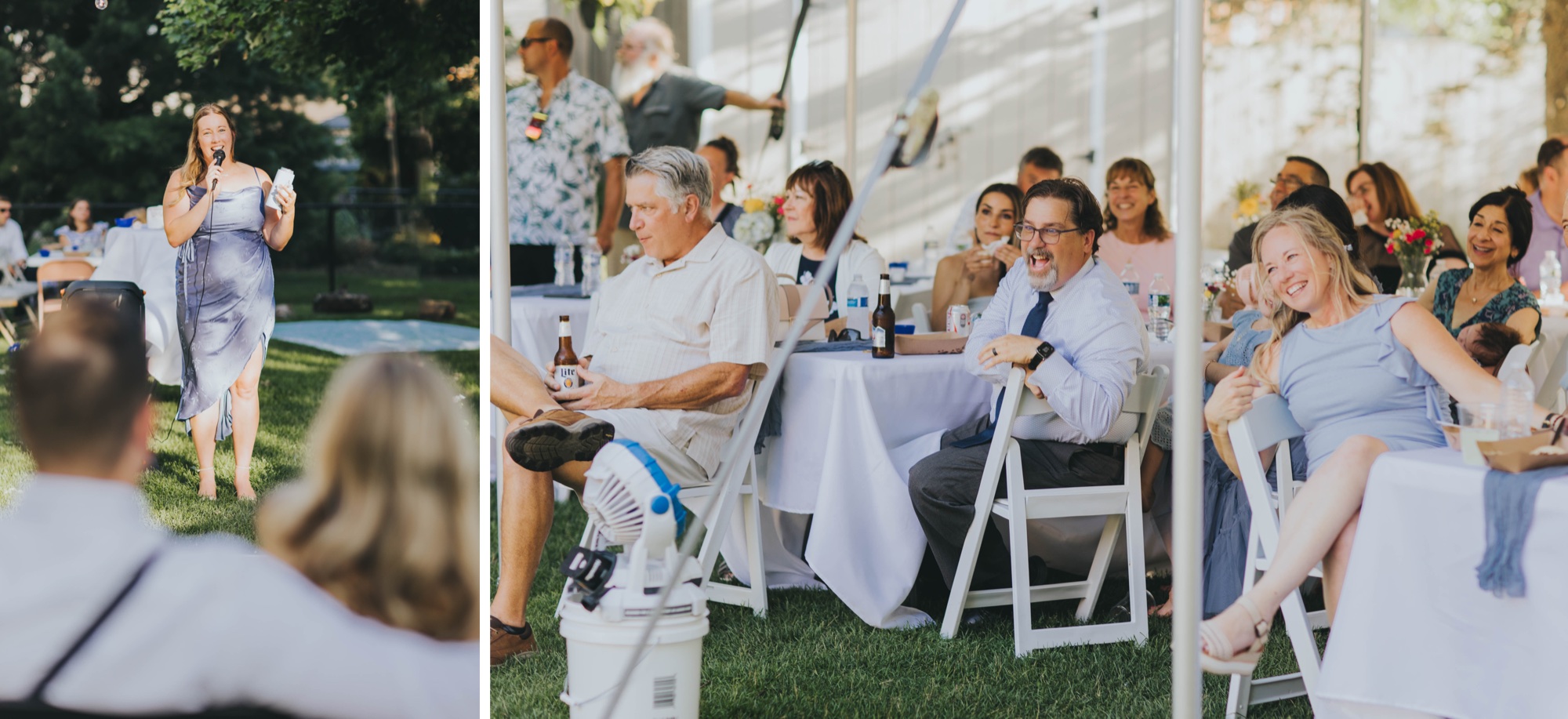 how to plan a backyard wedding reception