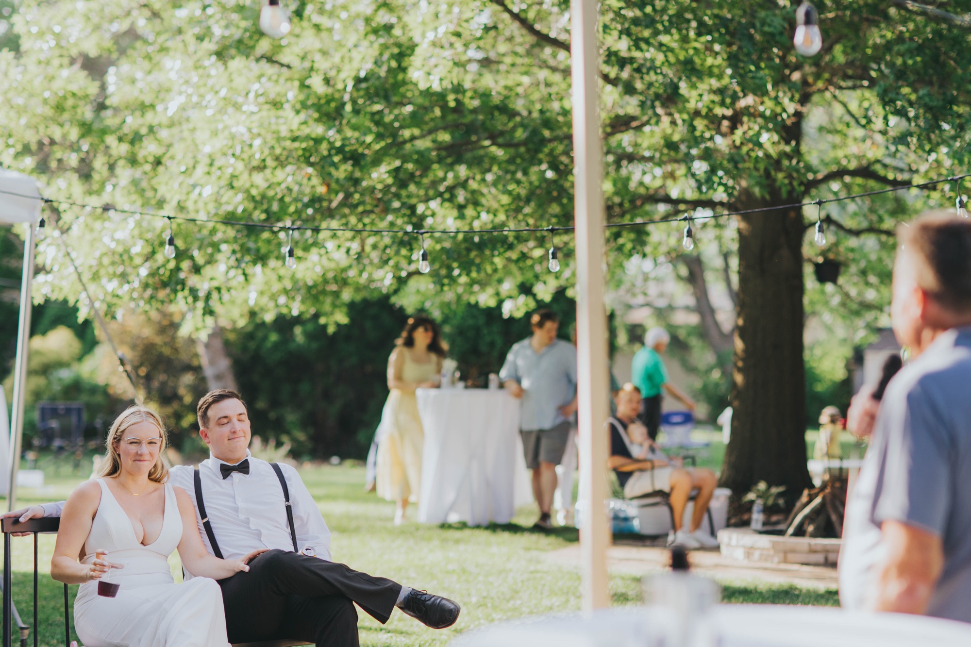 at home wedding reception ideas