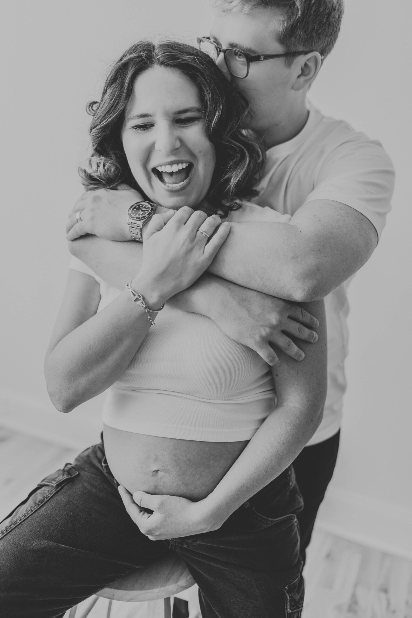Chicago studio maternity session