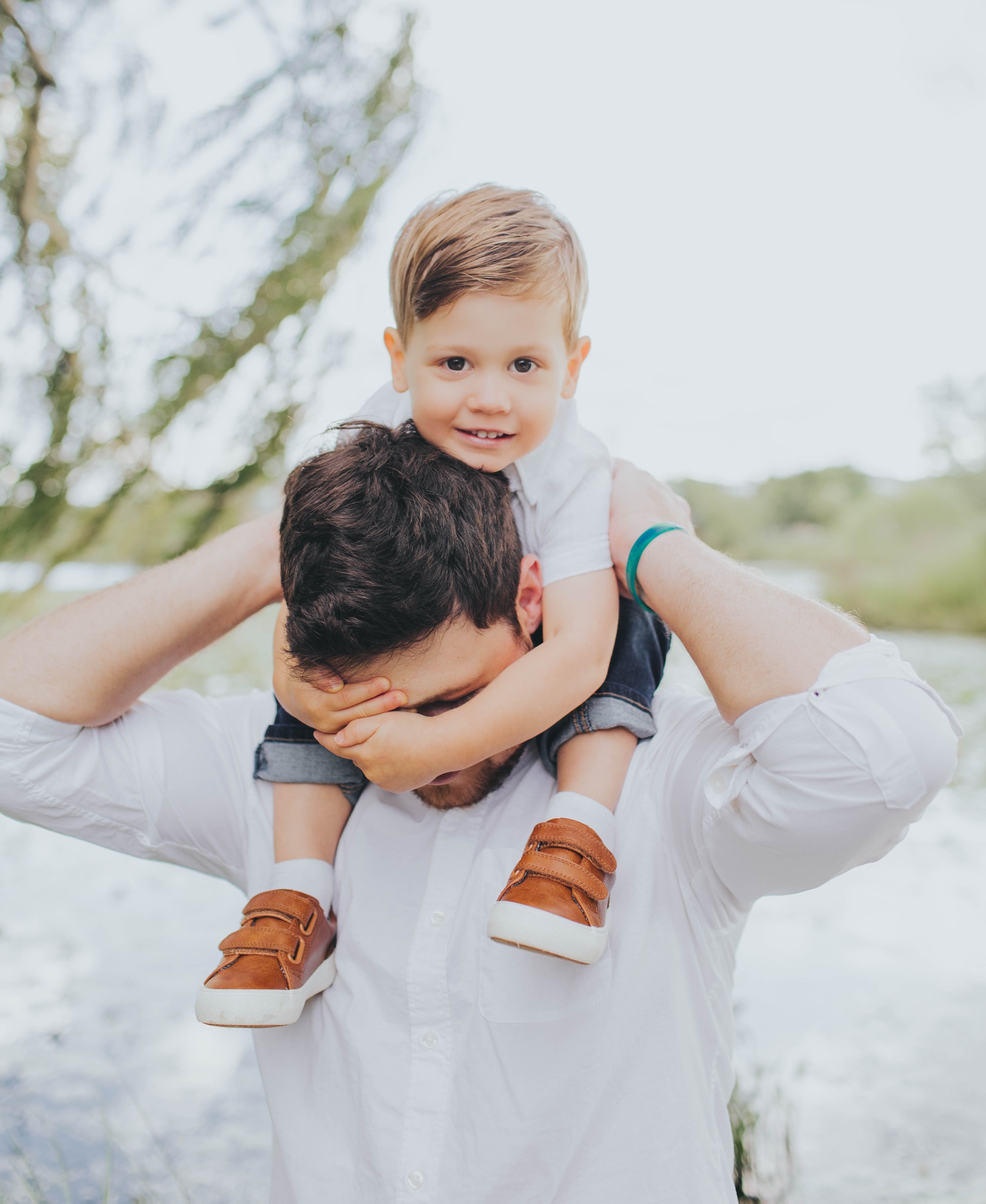 dad and son photography session