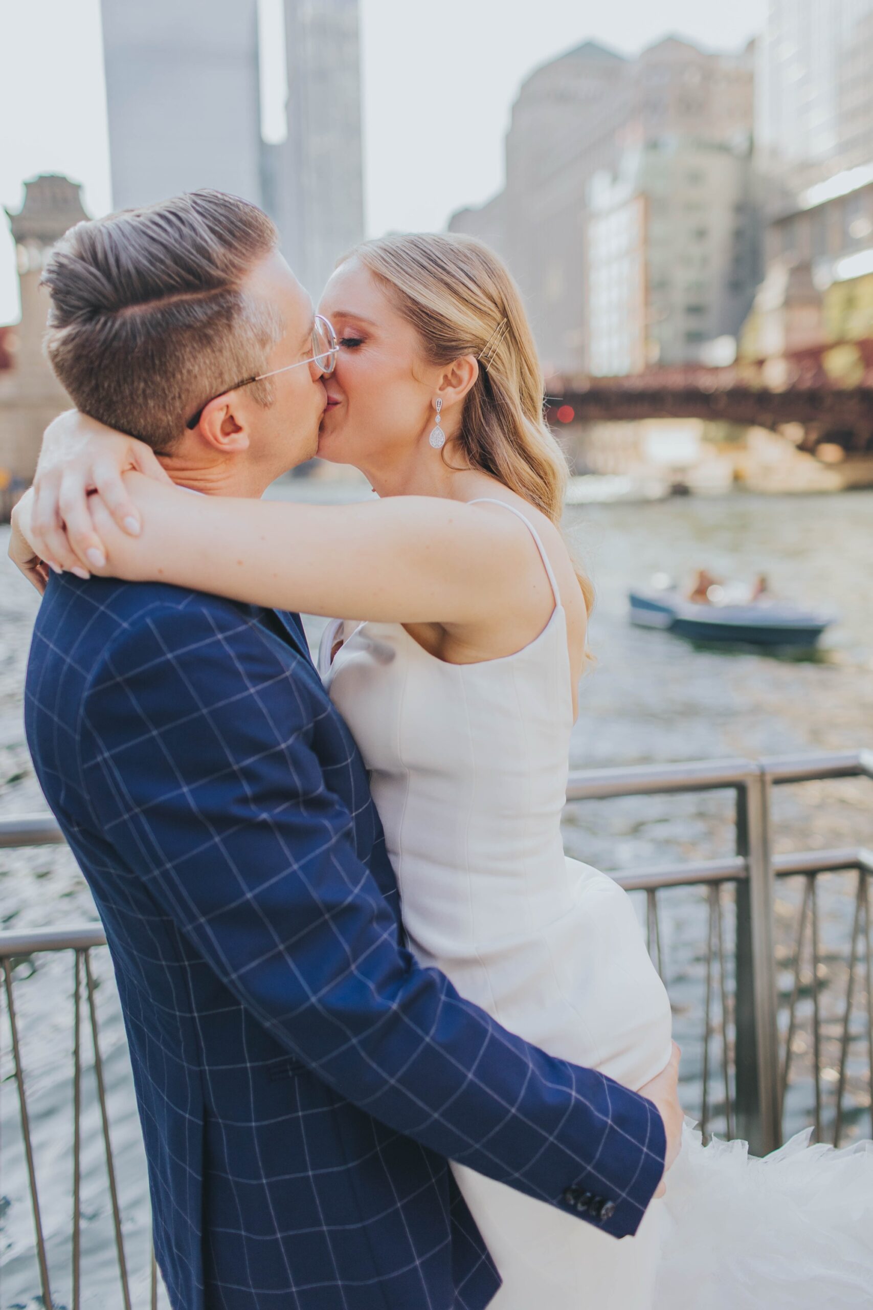 Chicago Riverwalk elopement