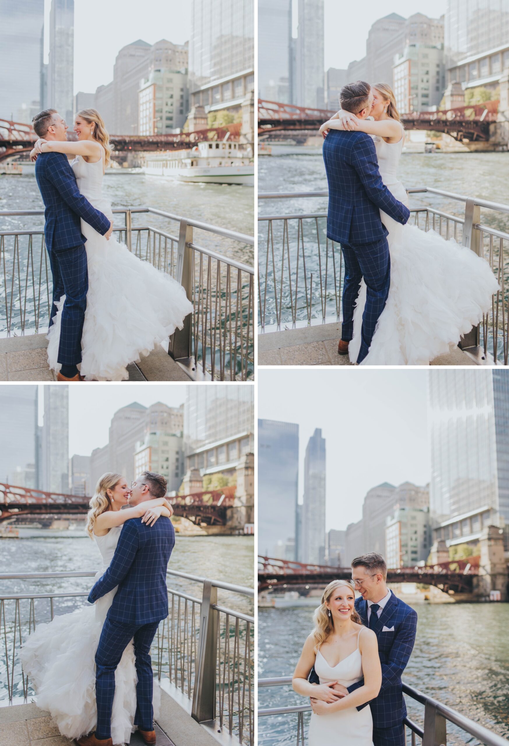 Chicago Riverwalk elopement