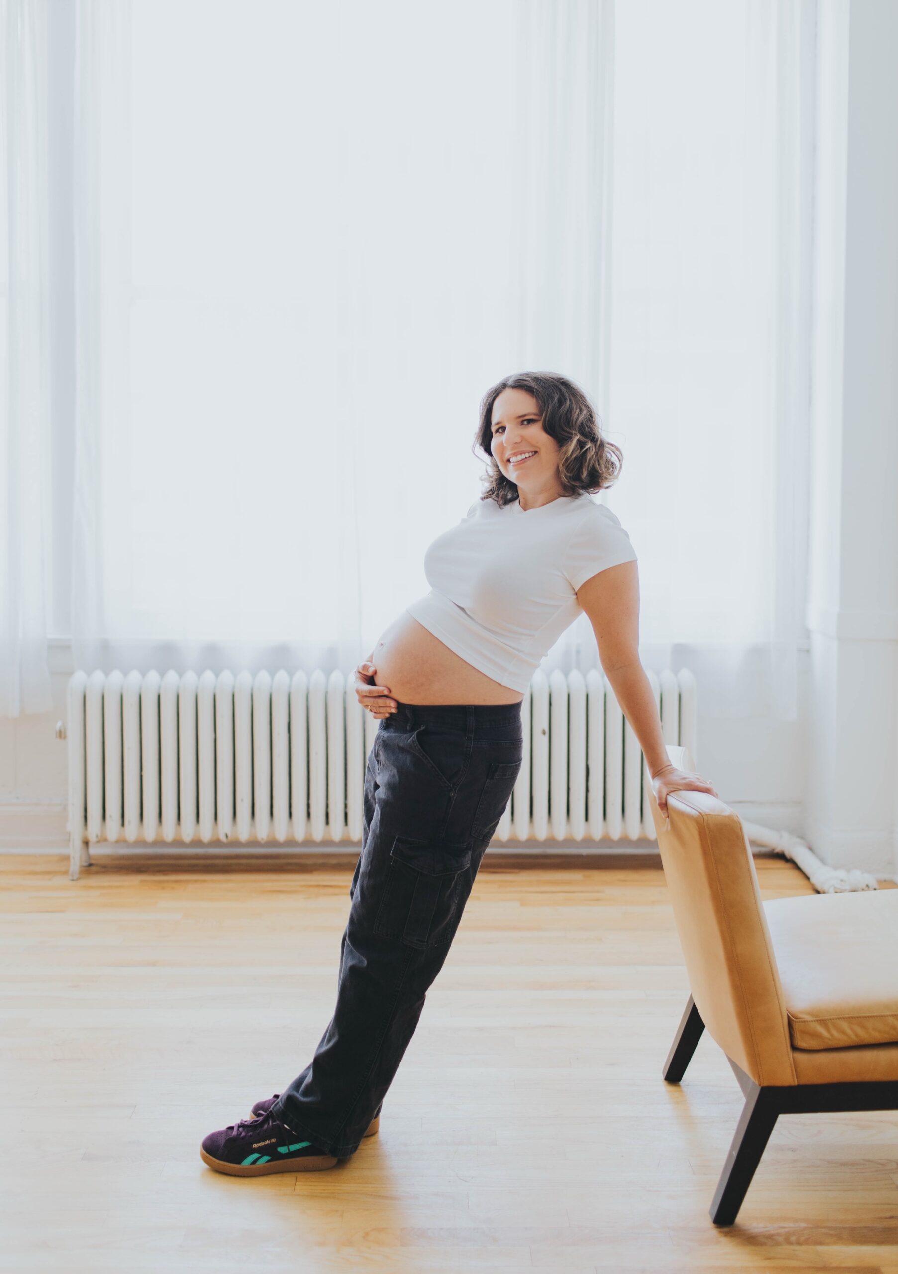 Chicago studio maternity session