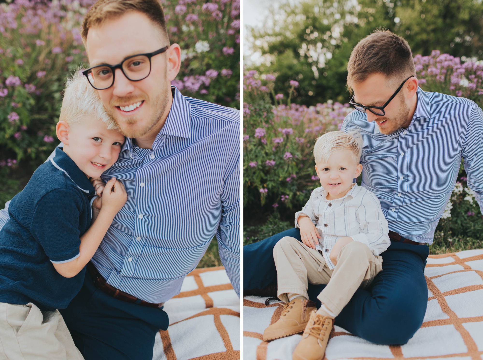 fall family photos at Humboldt Park, Chicago