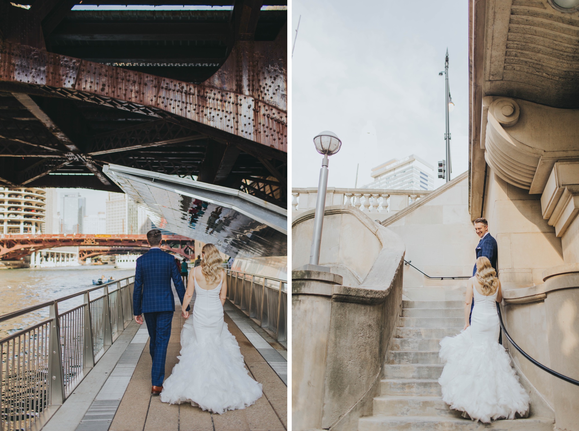 Chicago Riverwalk elopement