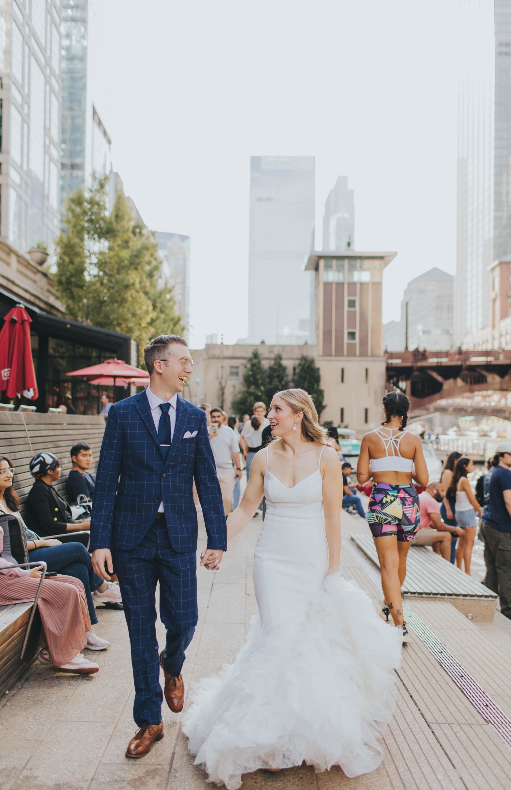 Chicago Riverwalk elopement