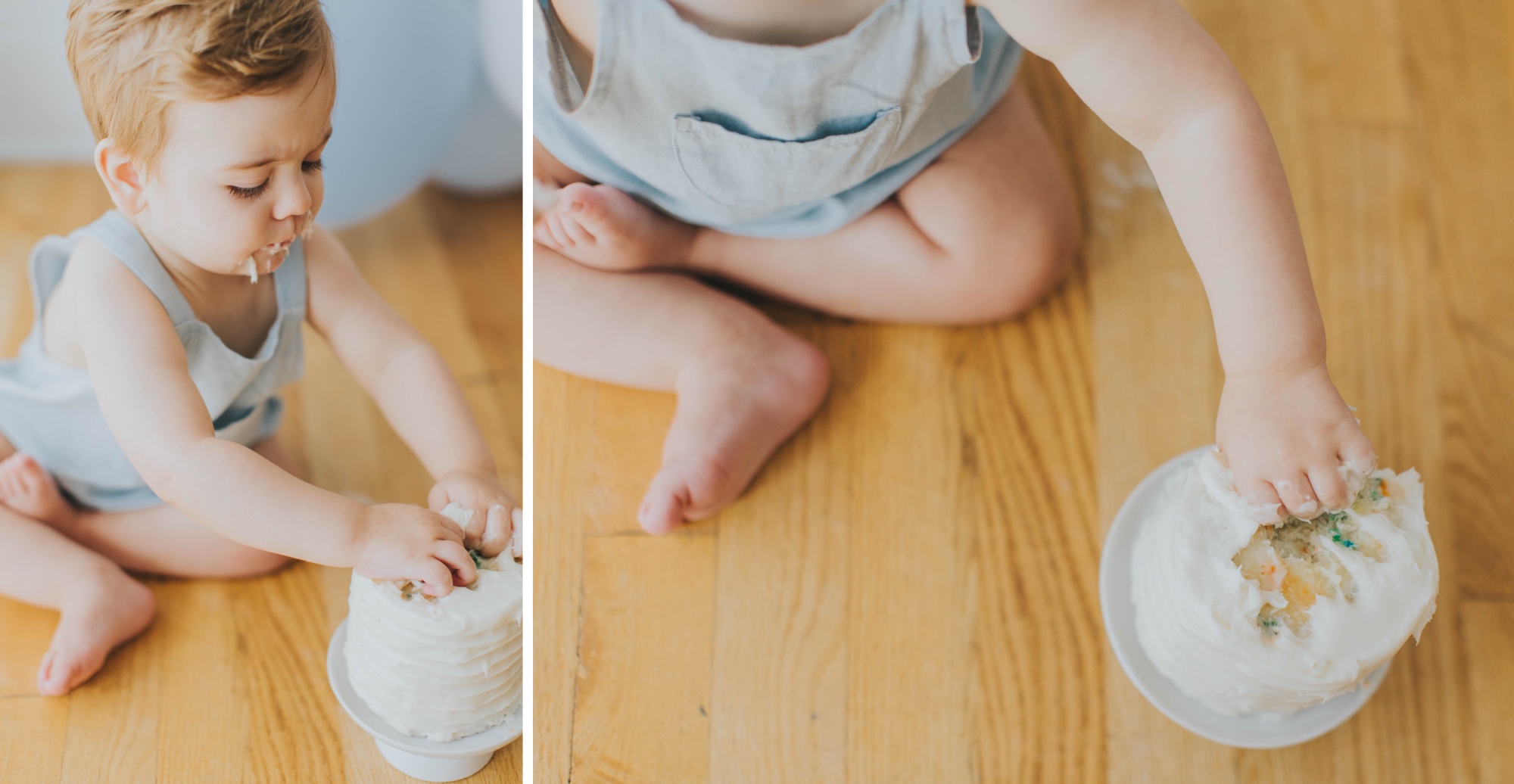 first birthday cake smash photography by Meg Adamik Creative