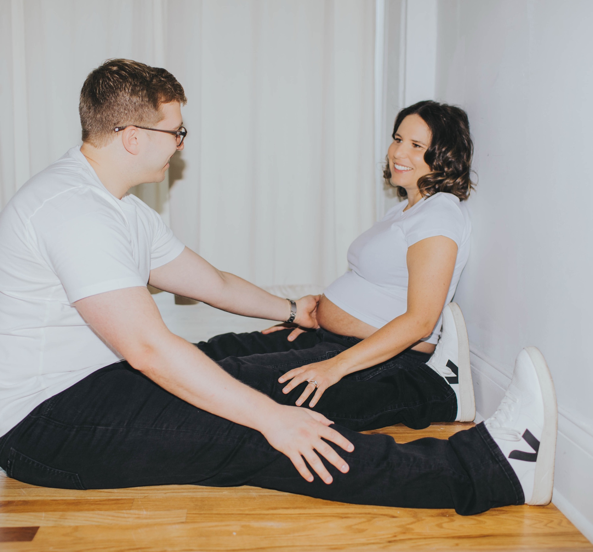 Chicago studio maternity session