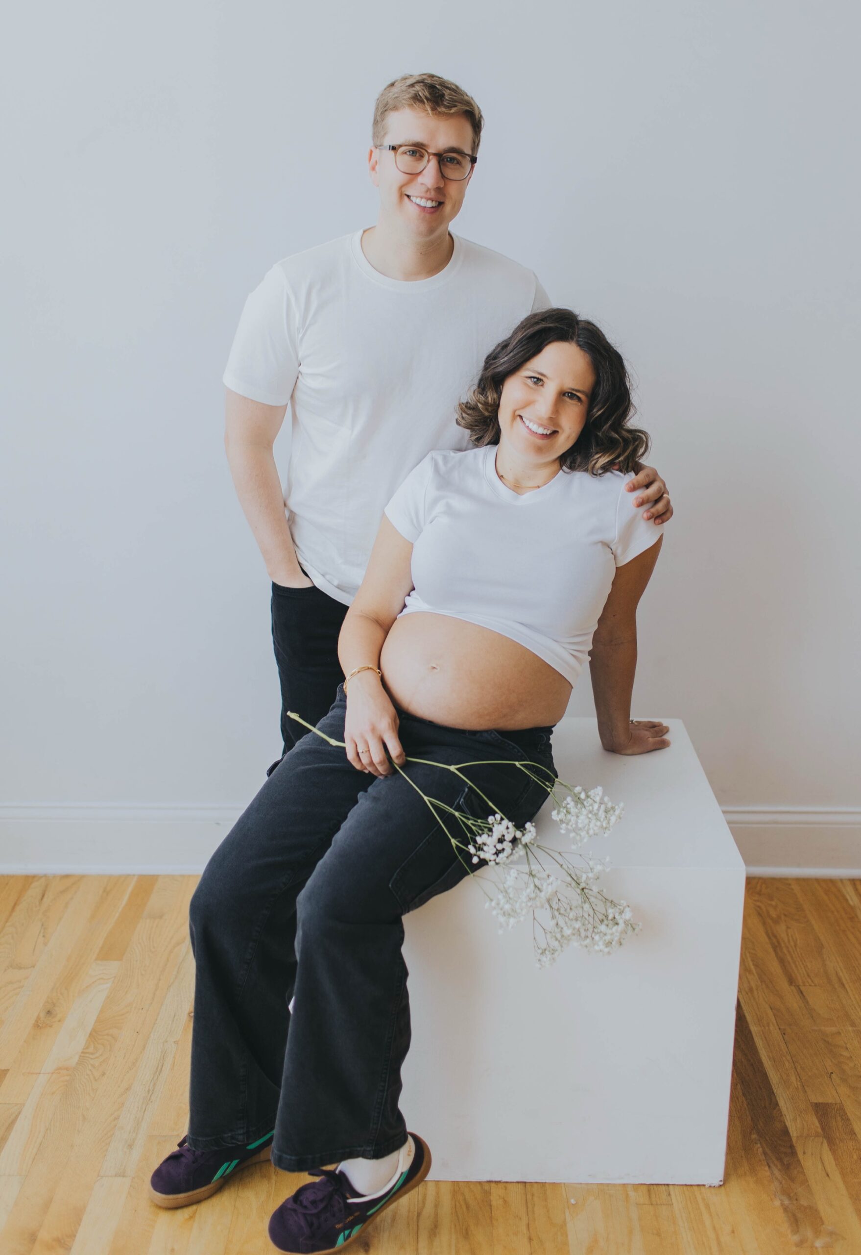 creative studio maternity photography