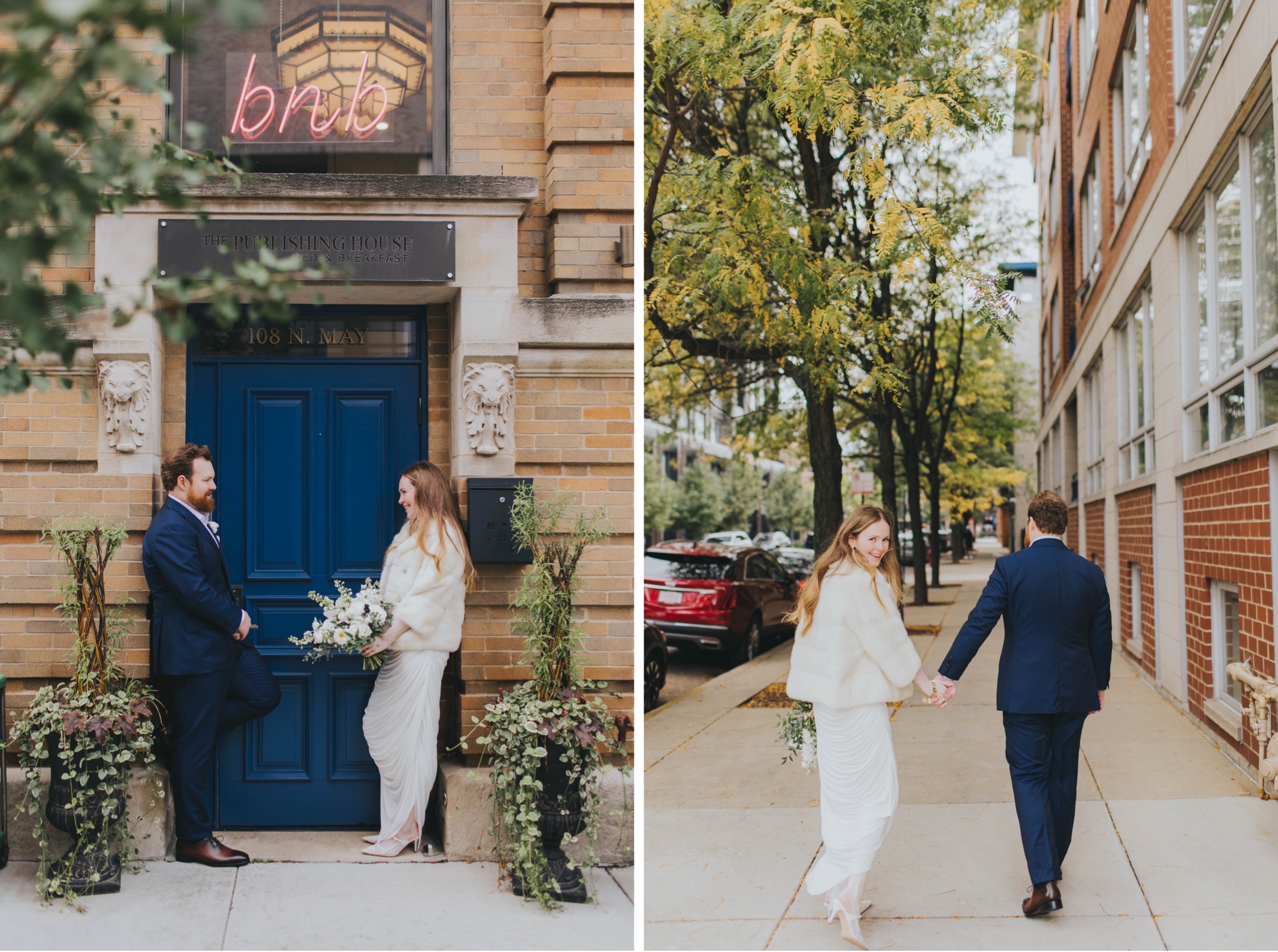 Publishing House bnb Chicago; Publishing House Bed & Breakfast wedding suite